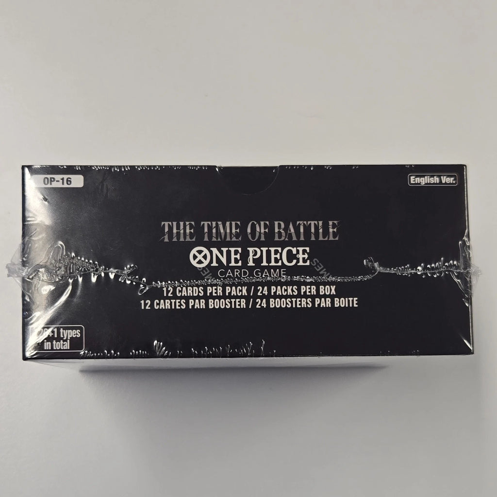 One Piece Card Game – OP-16 The Time of Battle Booster Box (Sealed, English)