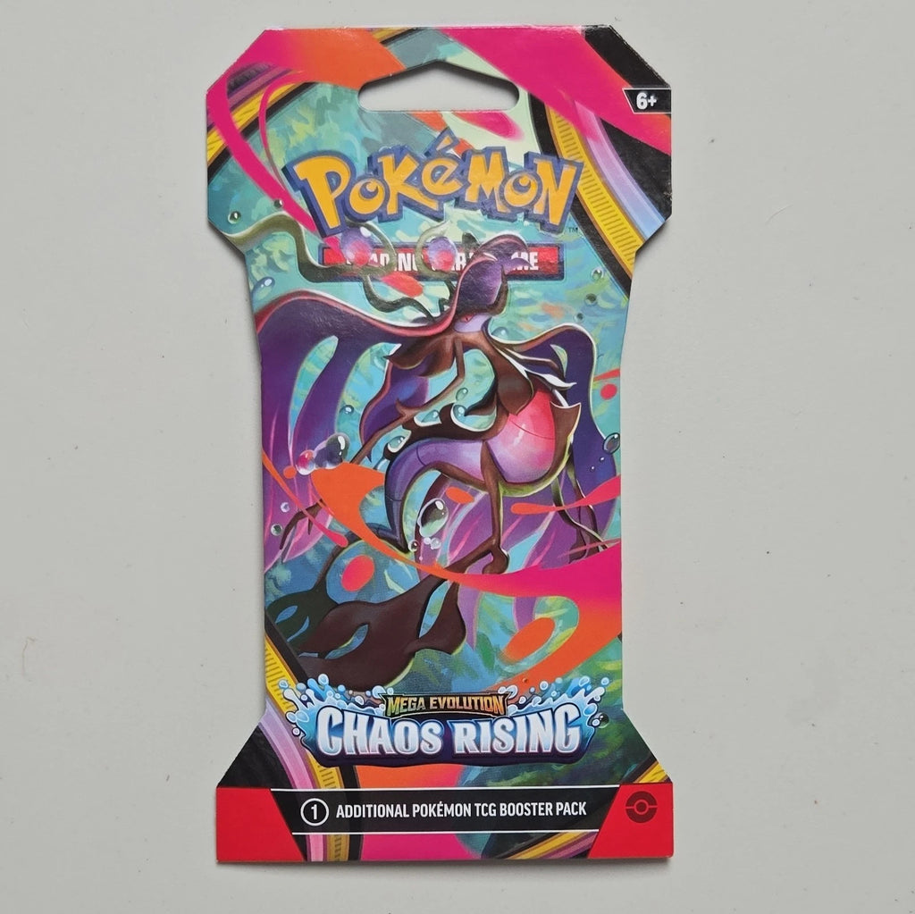 Pokémon TCG Mega Evolution—Chaos Rising Booster Pack Hangsell (Factory Sealed)