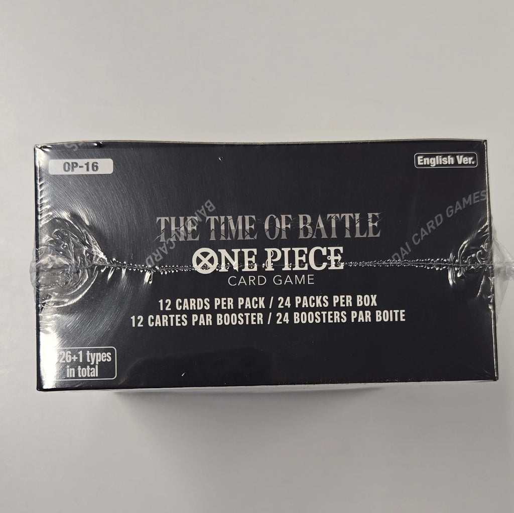 One Piece Card Game – OP-16 The Time of Battle Booster Box (Sealed, English)