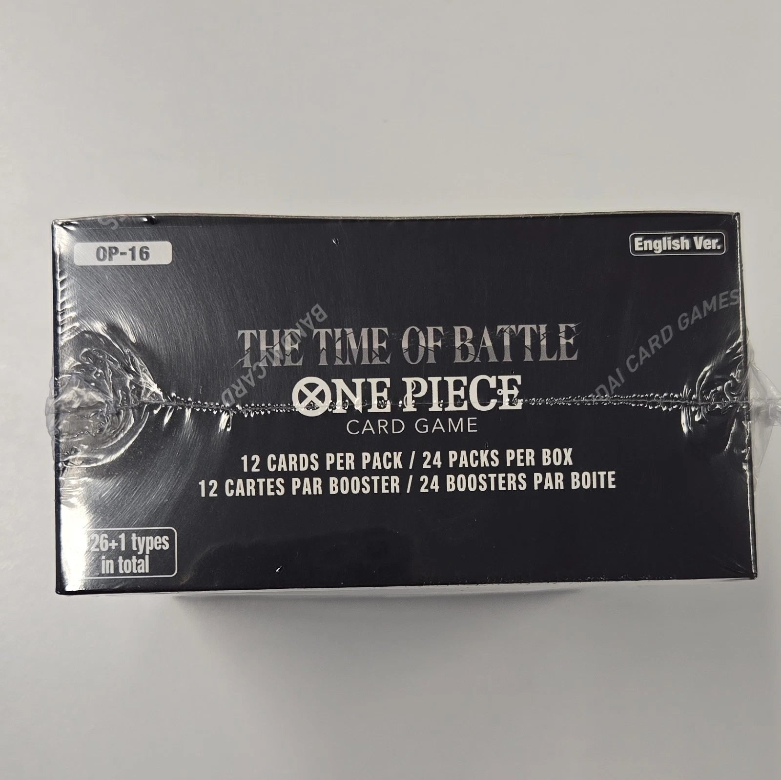 One Piece Card Game – OP-16 The Time of Battle Booster Box (Sealed, English)