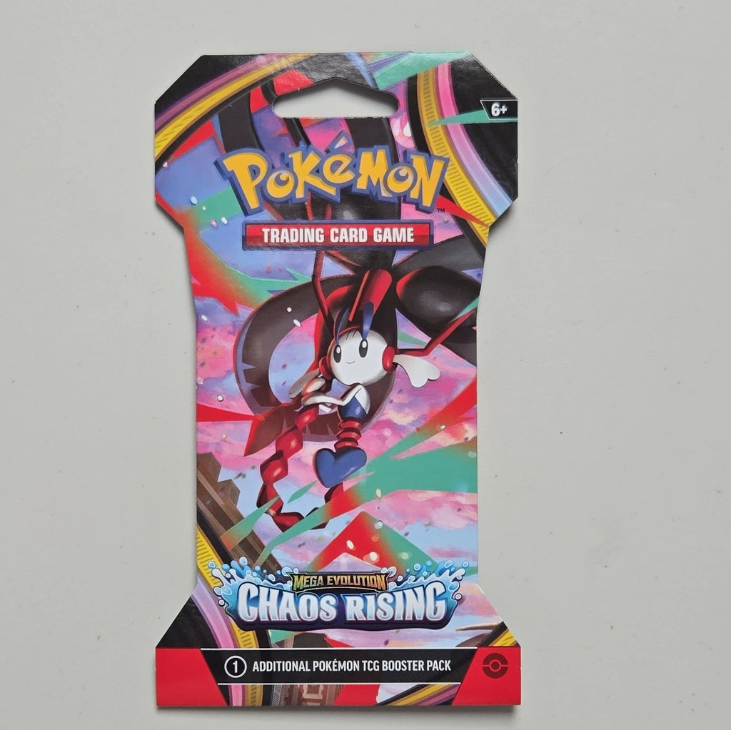 Pokémon TCG Mega Evolution—Chaos Rising Booster Pack Hangsell (Factory Sealed)
