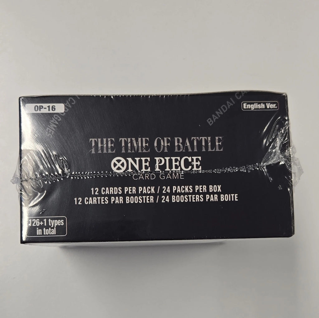 One Piece Card Game – OP-16 The Time of Battle Booster Box (Sealed, English)