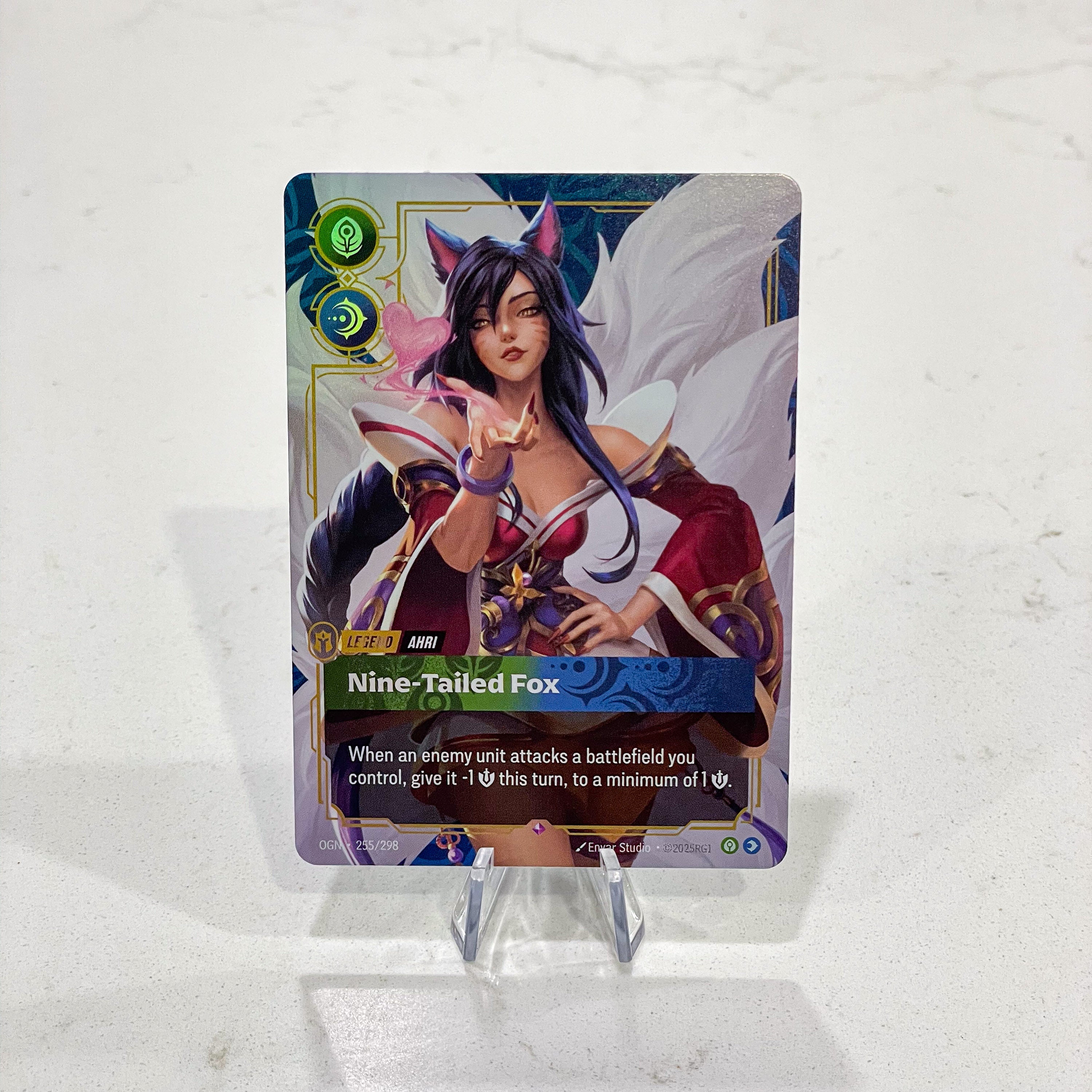 Riftbound TCG - Ahri - Nine-Tailed Fox (Foil, Rare) | Origins 255/298