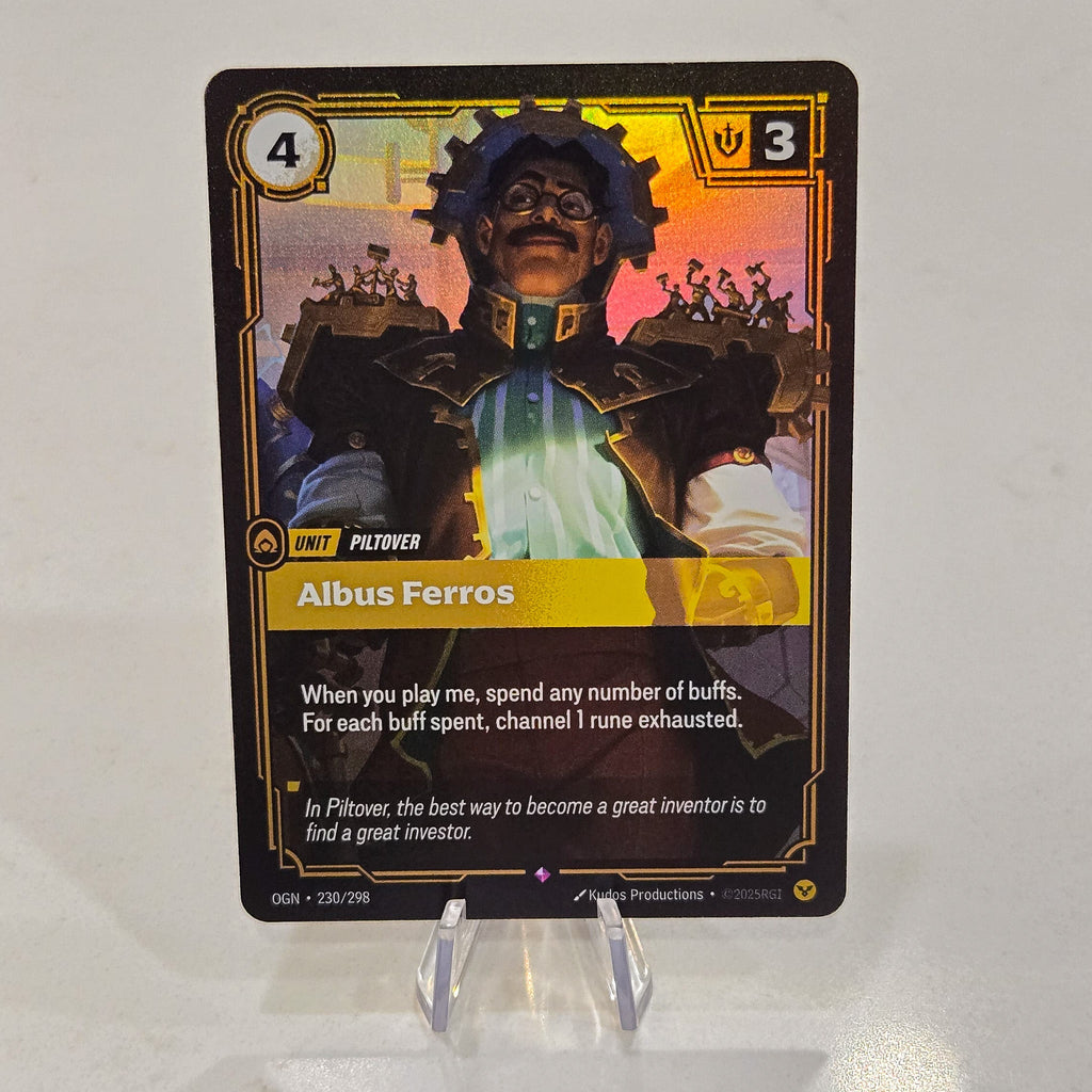 Albus Ferros Foil Rare Origins Card
