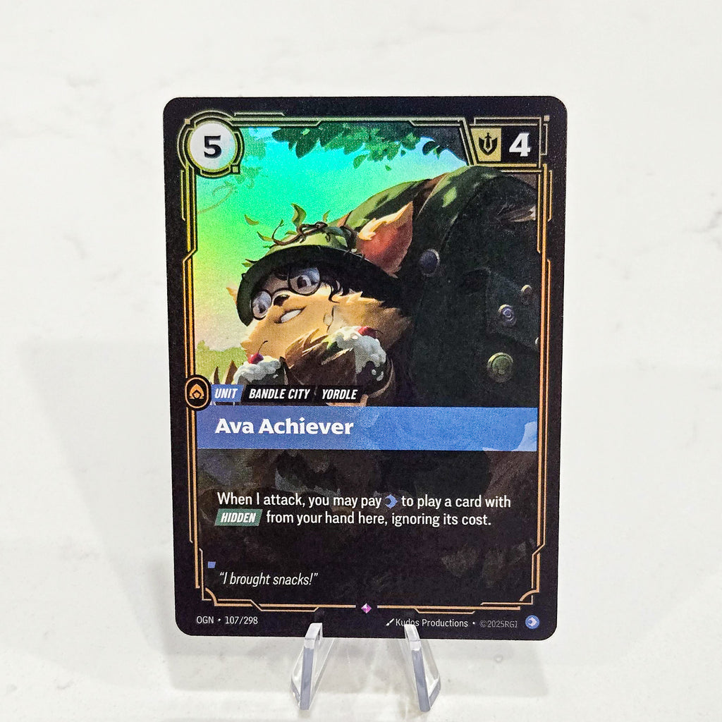 Riftbound TCG - Ava Achiever (Foil, Rare) | Origins 107/298