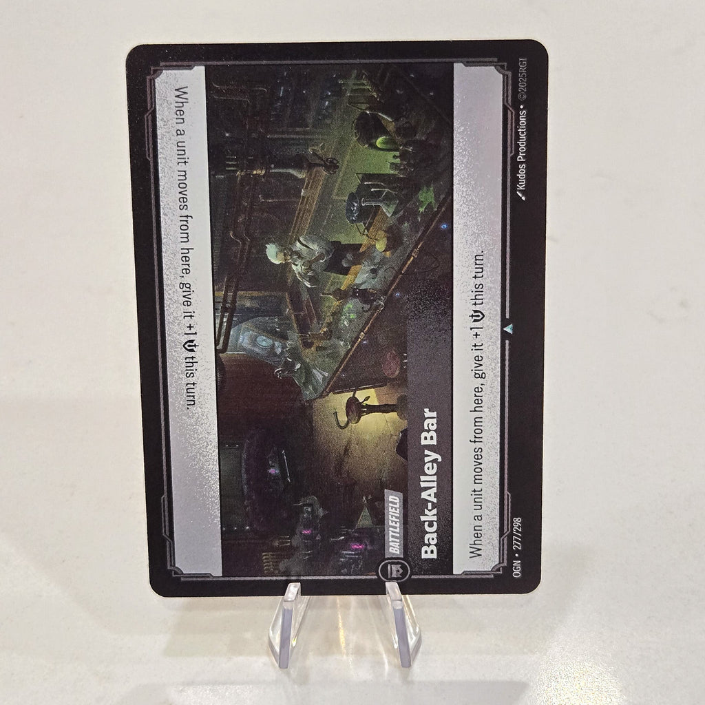 Back Alley Bar Foil Uncommon Origins Card