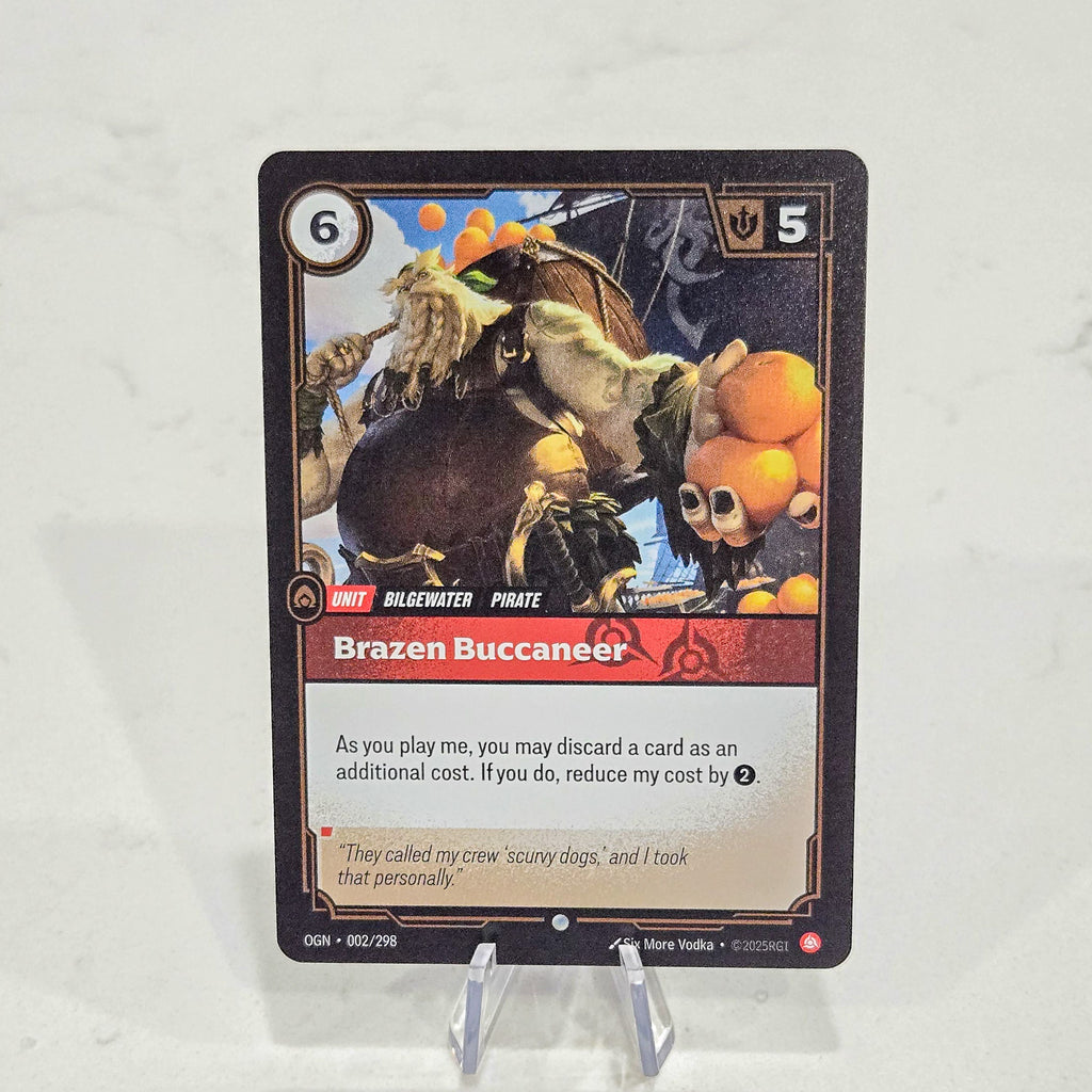 Riftbound TCG - Brazen Buccaneer (Foil, Common) | Origins 002/298
