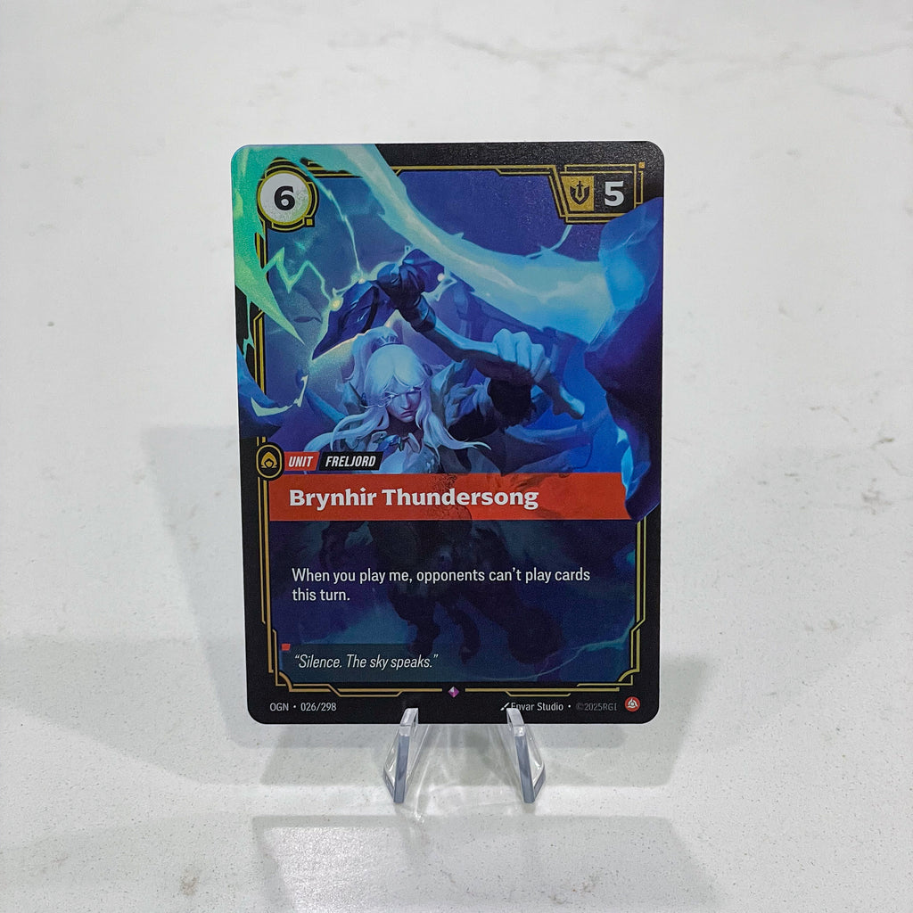 Riftbound TCG - Brynhir Thundersong (Foil, Rare) | Origins 026/298