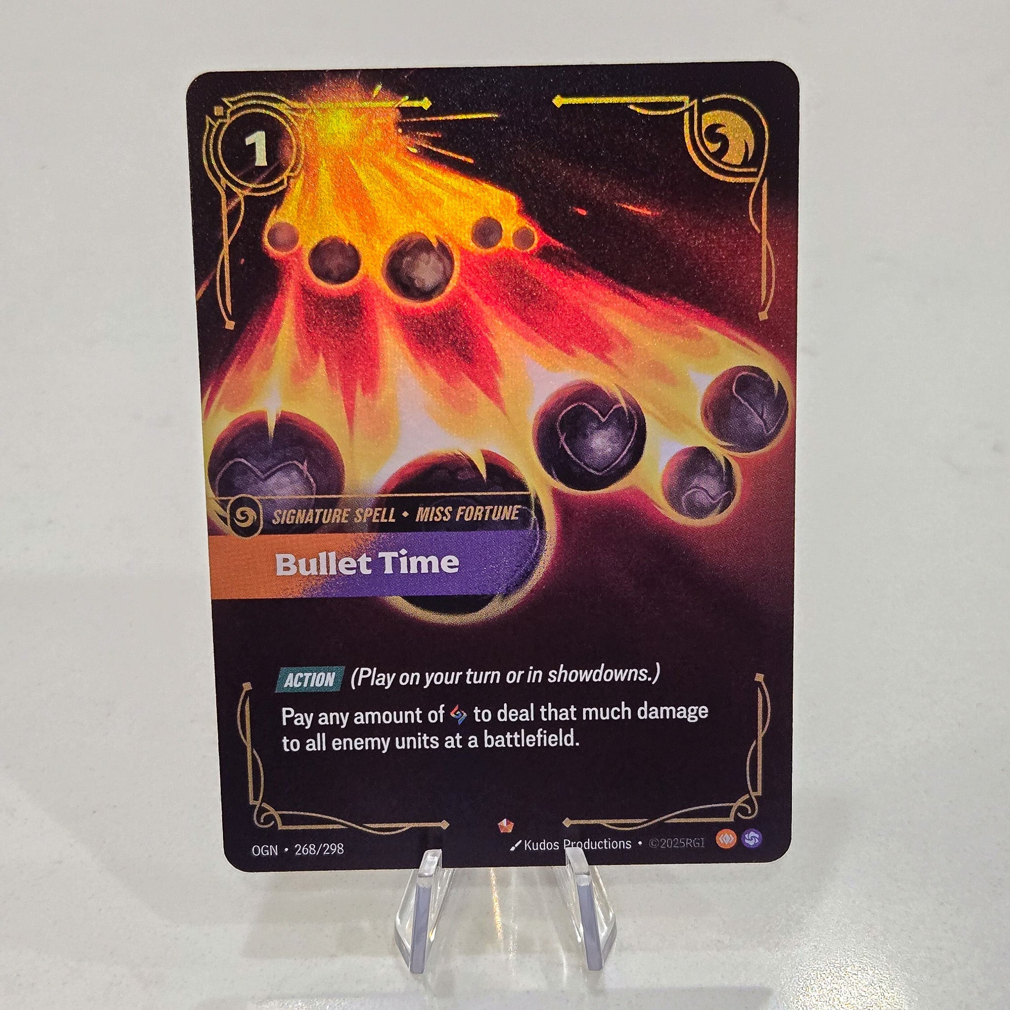 Bullet Time Foil Epic Origins Card