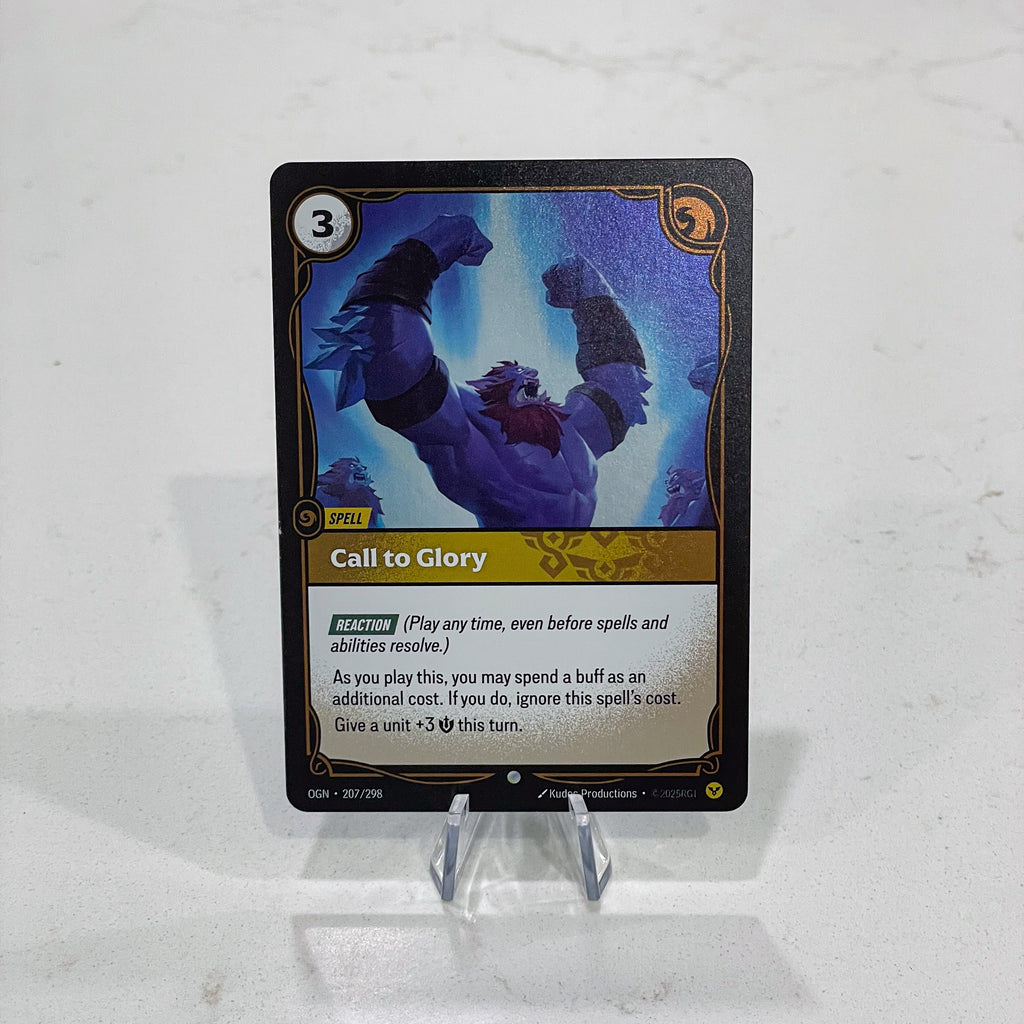 Call Riftbound Cards Riftbound TCG - Call to Glory (Foil, Common) | Origins 207/298 ...