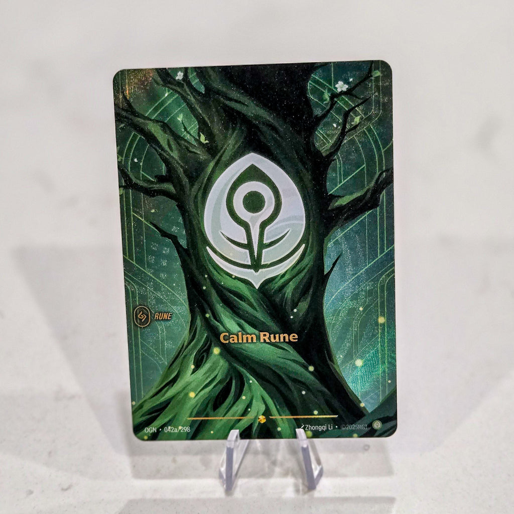 Riftbound TCG - Calm Rune (Alternate Art) (Foil, Showcase) | Origins 042a/298