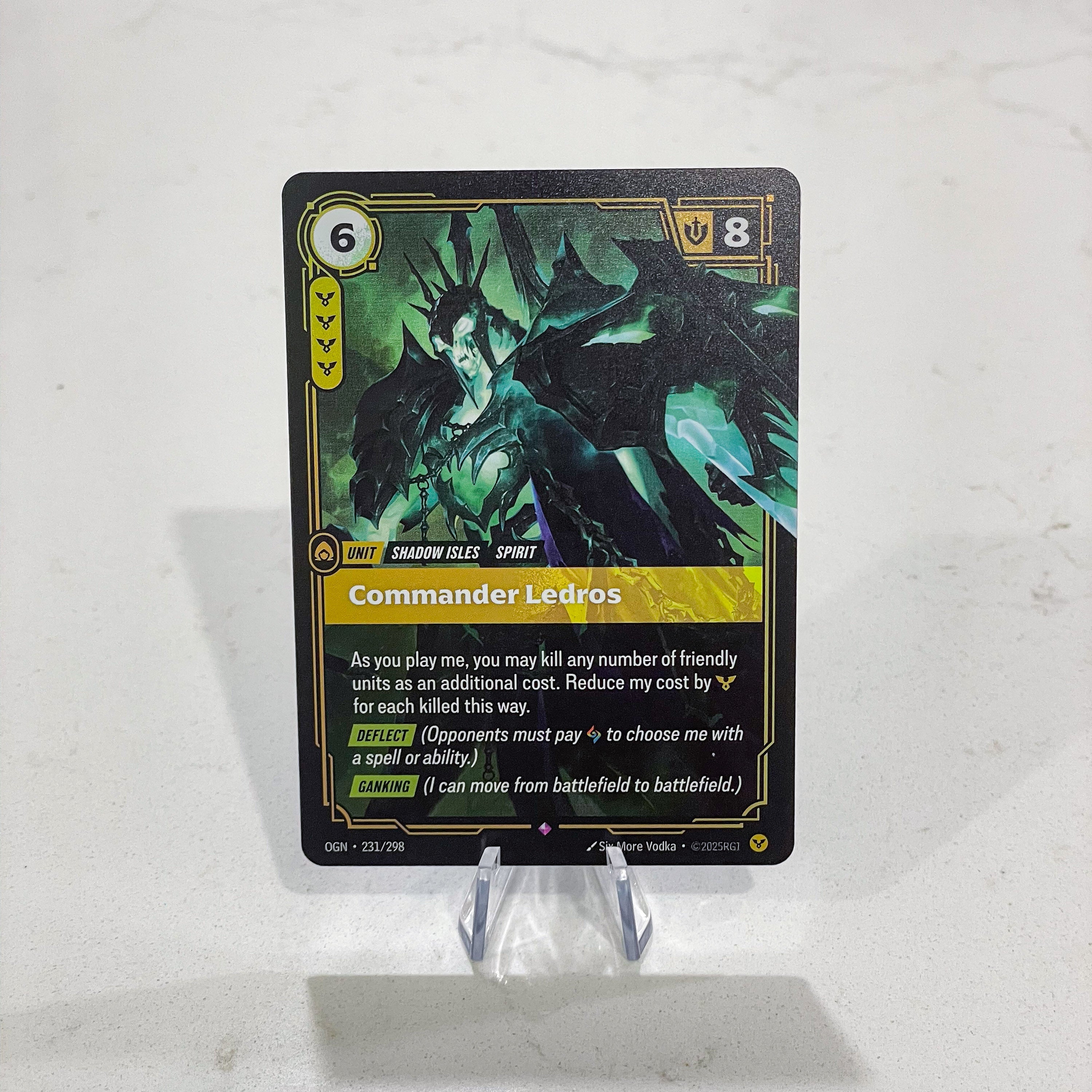 Riftbound TCG - Commander Ledros (Foil, Rare) | Origins 231/298