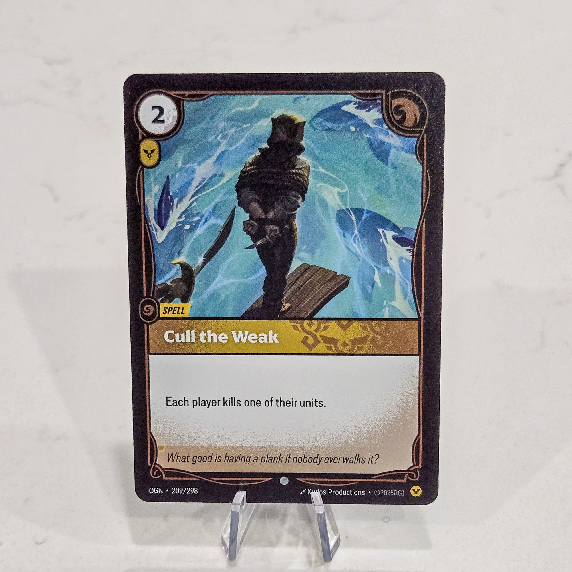Riftbound TCG - Cull the Weak (Foil, Common) | Origins 209/298