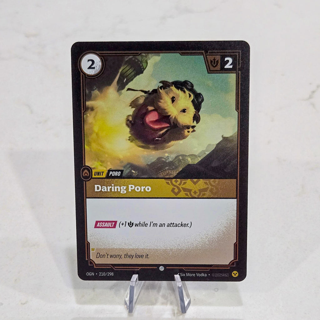 Riftbound TCG - Daring Poro (Foil, Common) | Origins 210/298