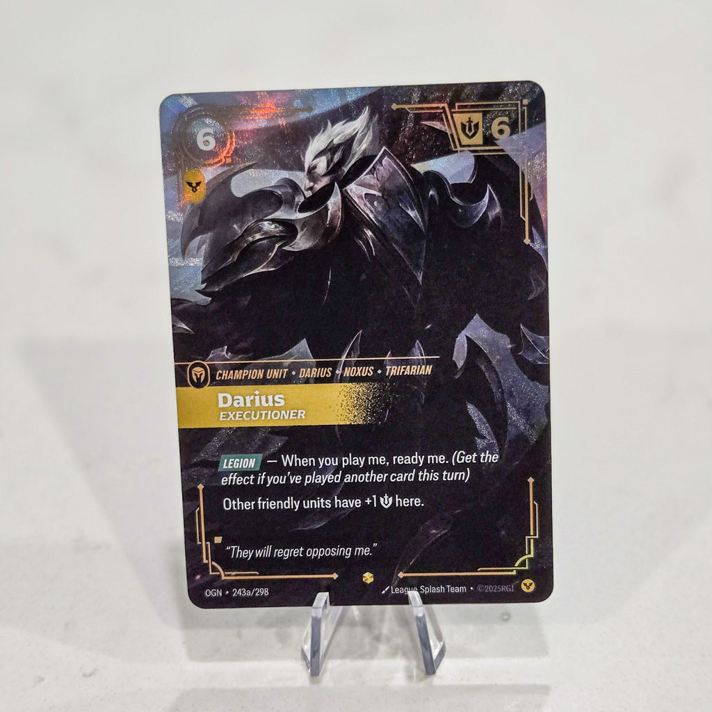 Riftbound TCG - Darius - Executioner (Alternate Art) (Foil, Showcase) | Origins 243a/298