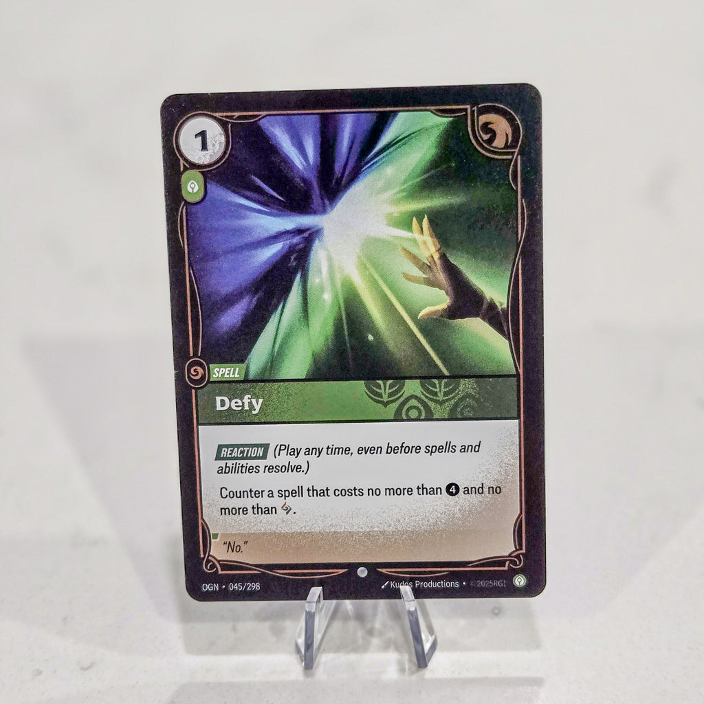 Riftbound TCG - Defy (Foil, Common) | Origins 045/298