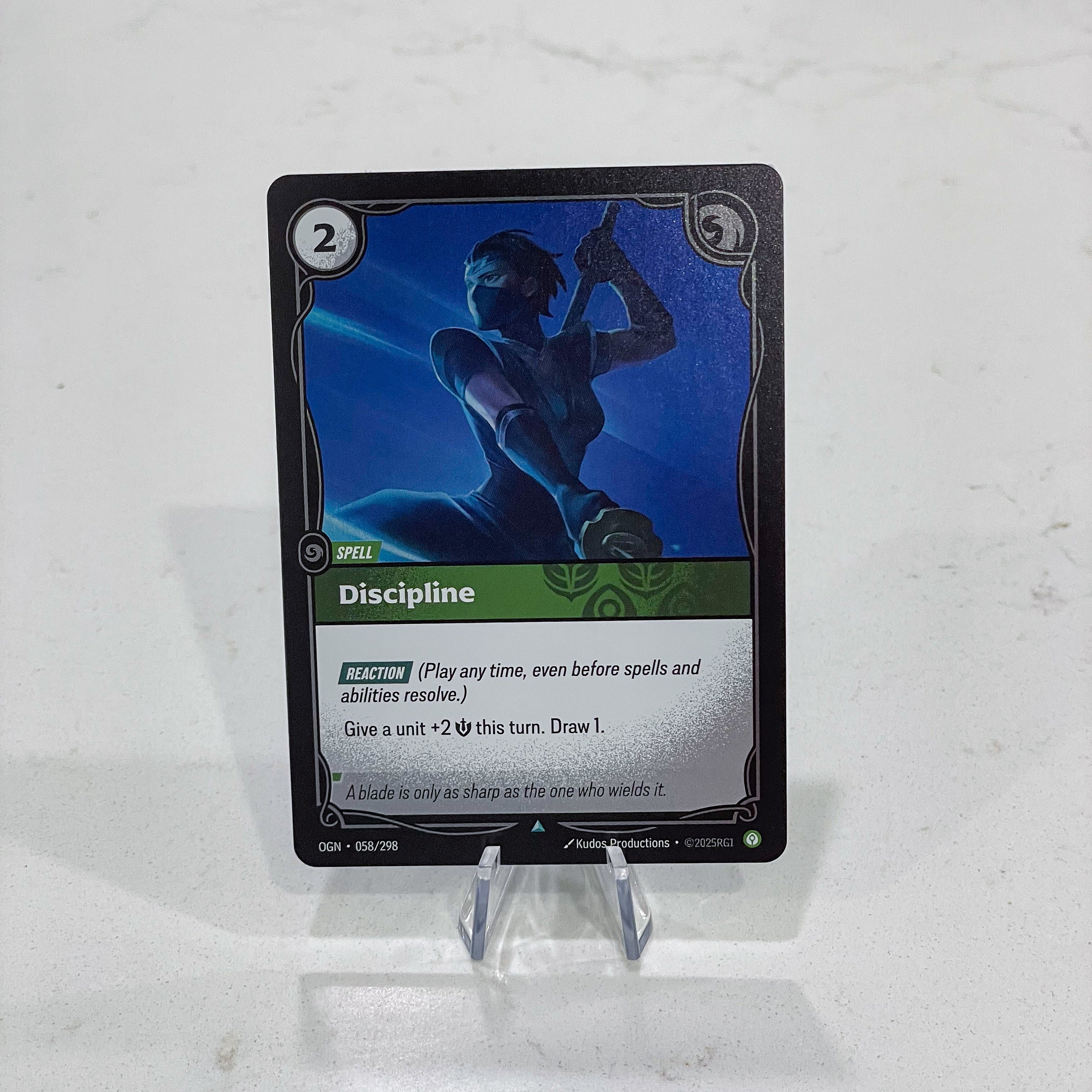 Riftbound TCG - Discipline (Foil, Uncommon) | Origins 058/298