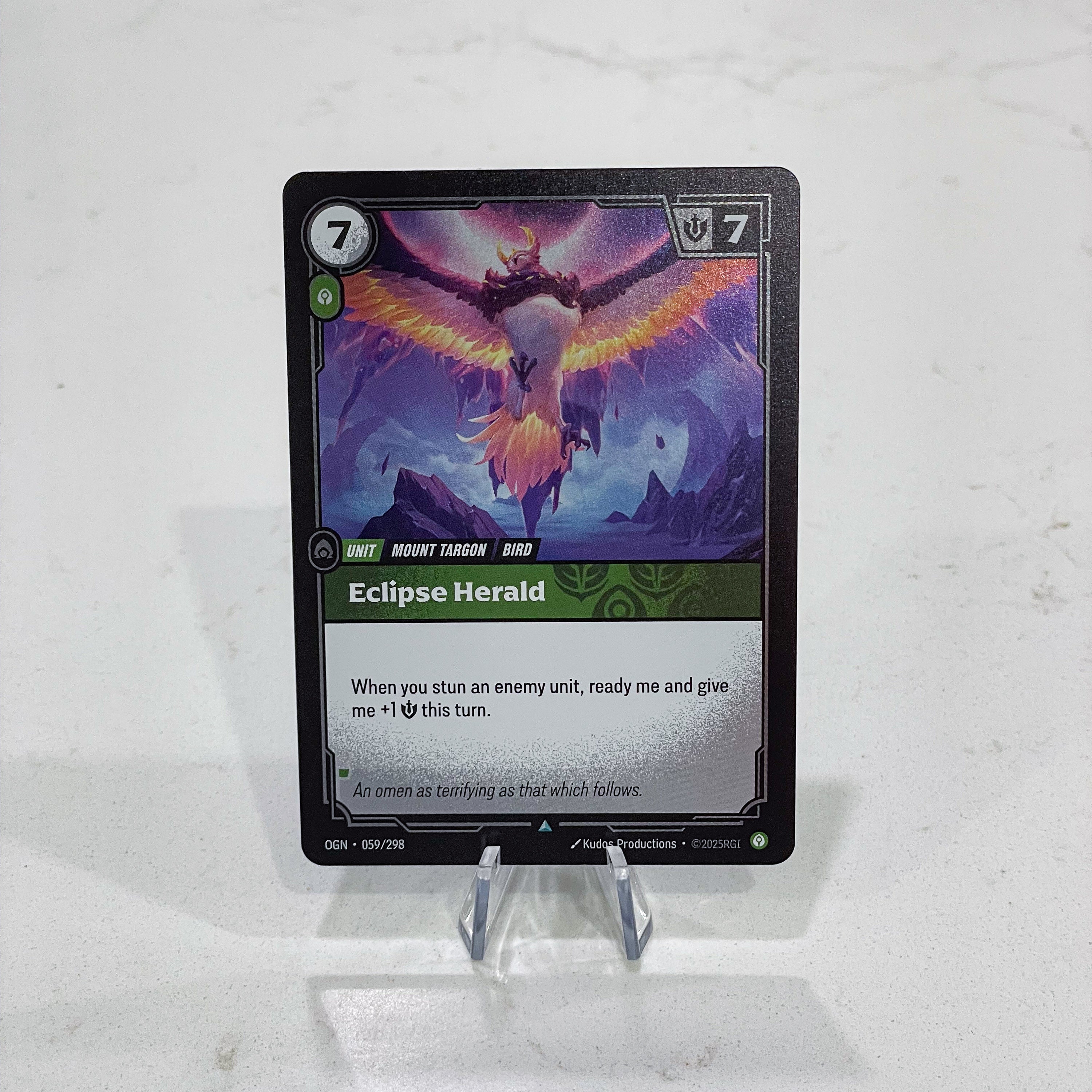 Riftbound TCG - Eclipse Herald (Foil, Uncommon) | Origins 059/298 ...