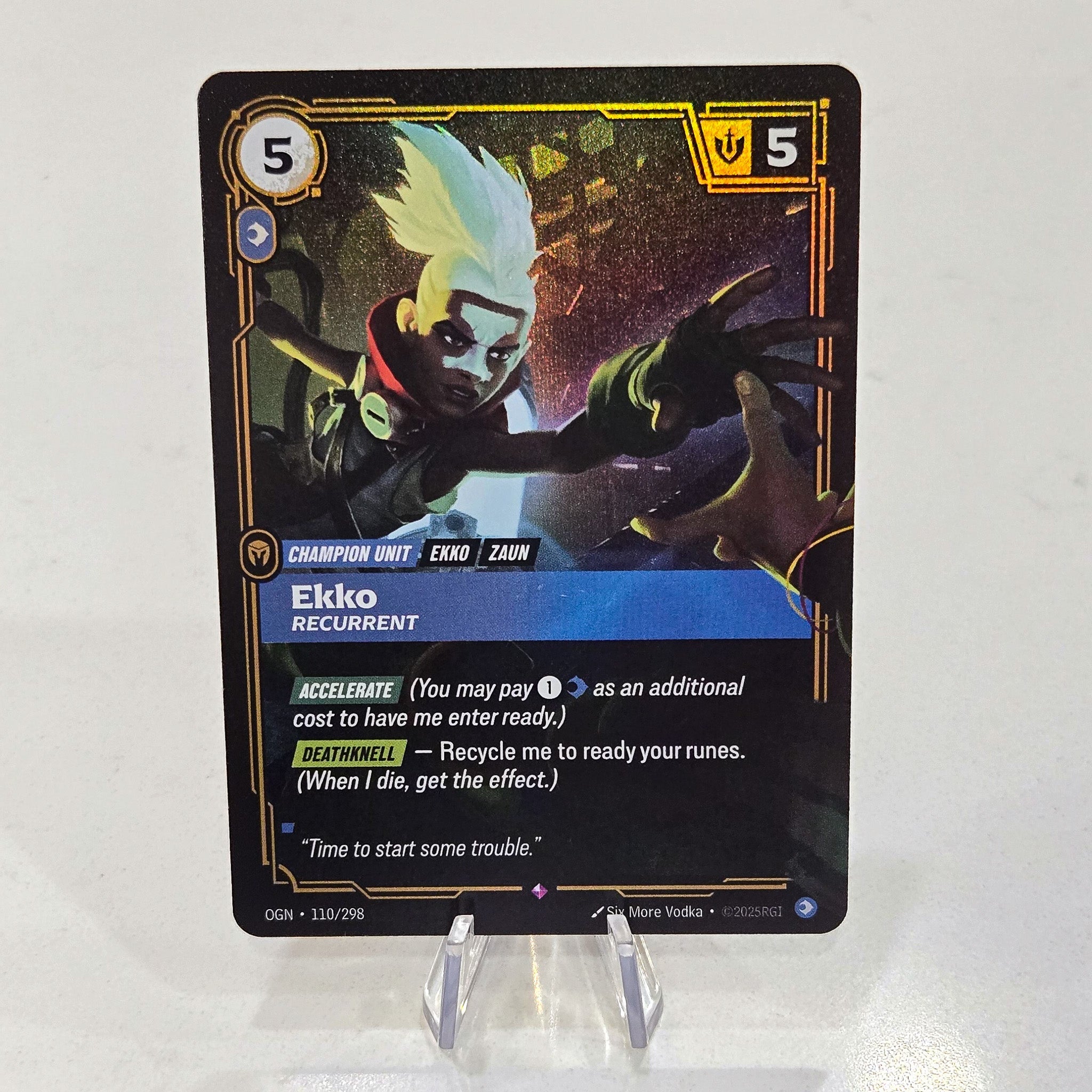 Ekko Recurrent Foil Rare Origins Card