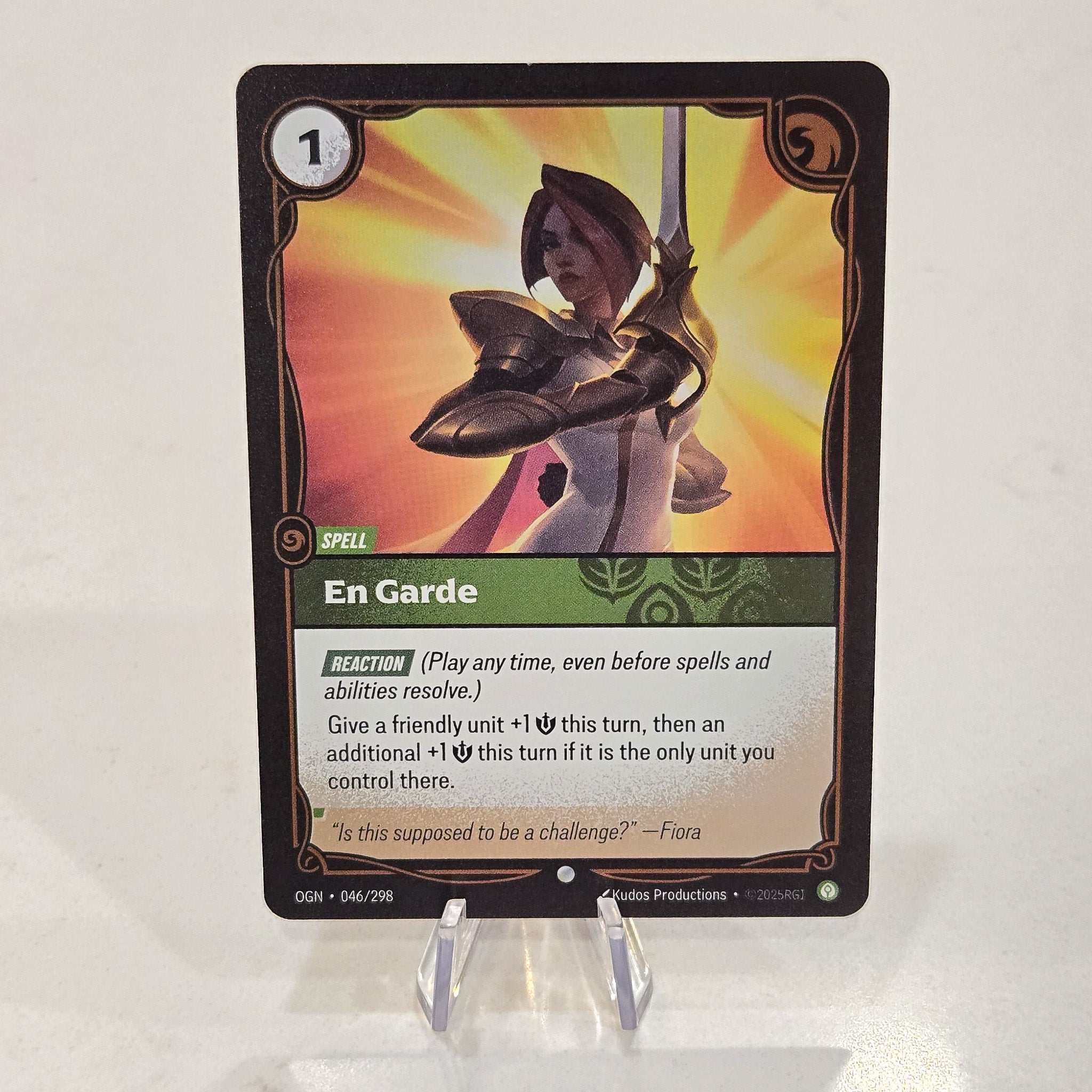 En Garde Foil Common Origins Card