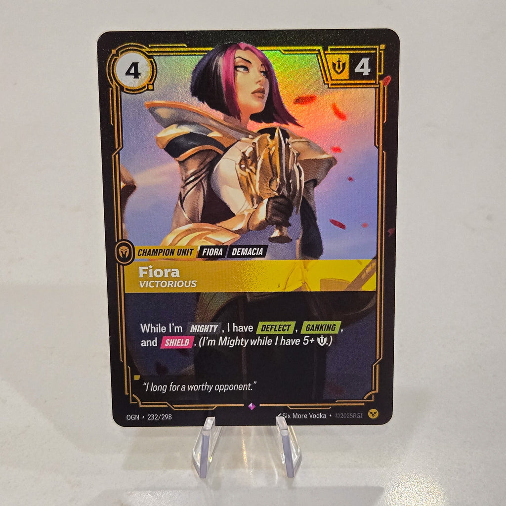 Fiora Victorious Foil Rare Origins Card