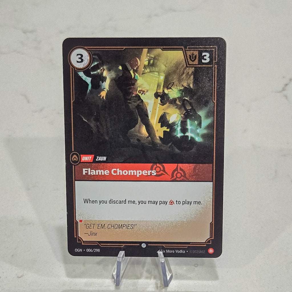 Riftbound TCG - Flame Chompers (Foil, Common) | Origins 006/298