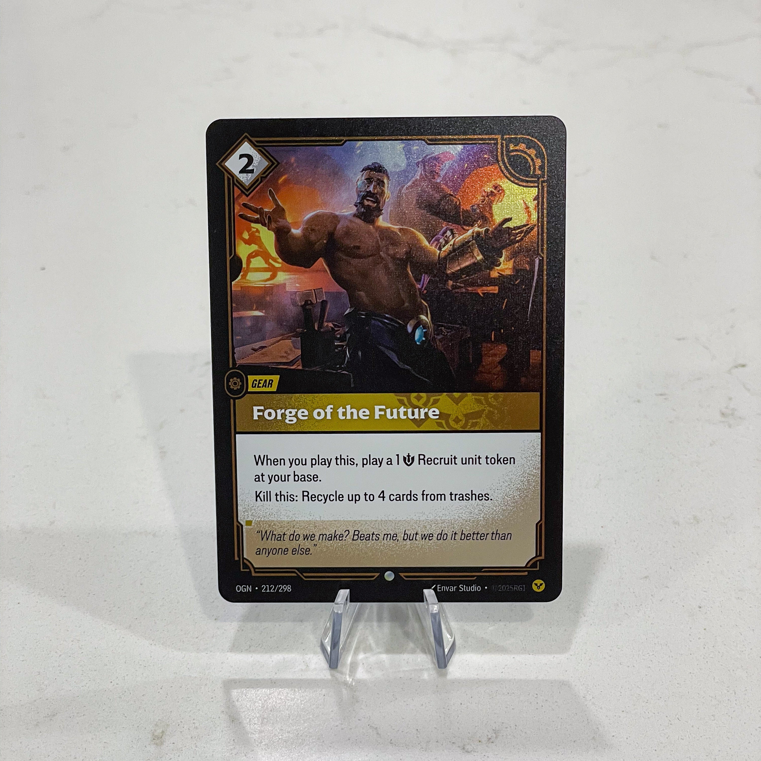 Riftbound TCG - Forge of the Future (Foil, Common) | Origins 212/298