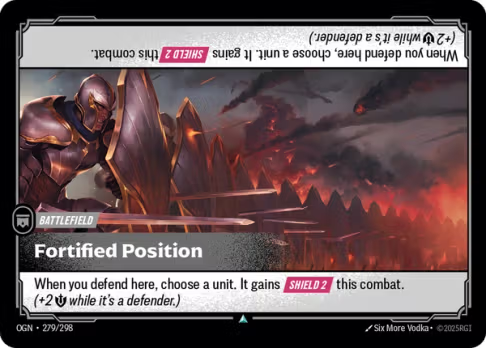 Riftbound TCG – Fortified Position (Foil, Uncommon) | Origins 279/298