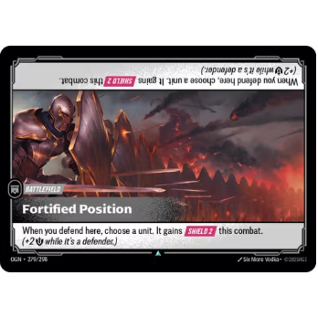 Riftbound TCG – Fortified Position (Foil, Uncommon) | Origins 279/298