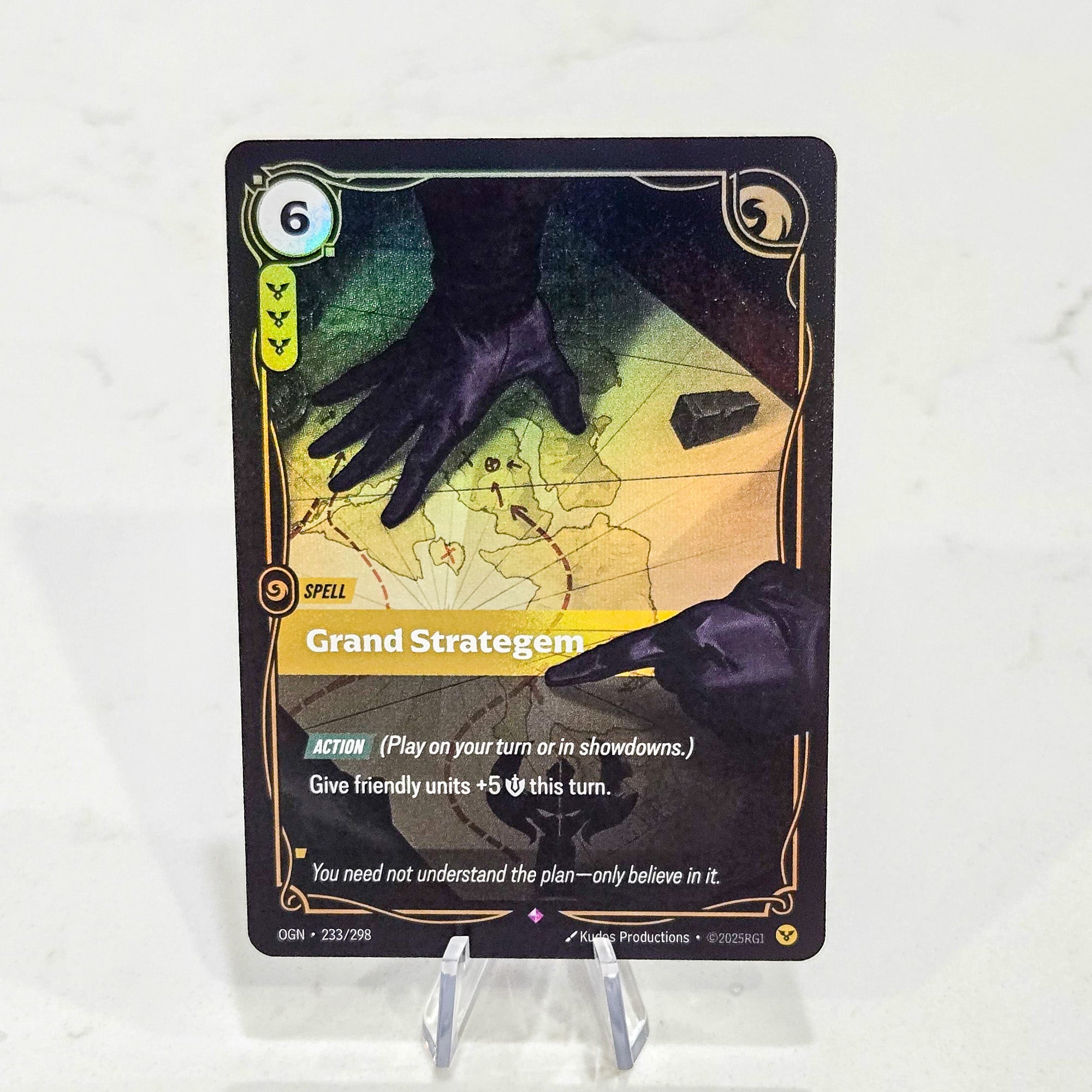 Riftbound TCG - Grand Strategem (Foil, Rare) | Origins 233/298