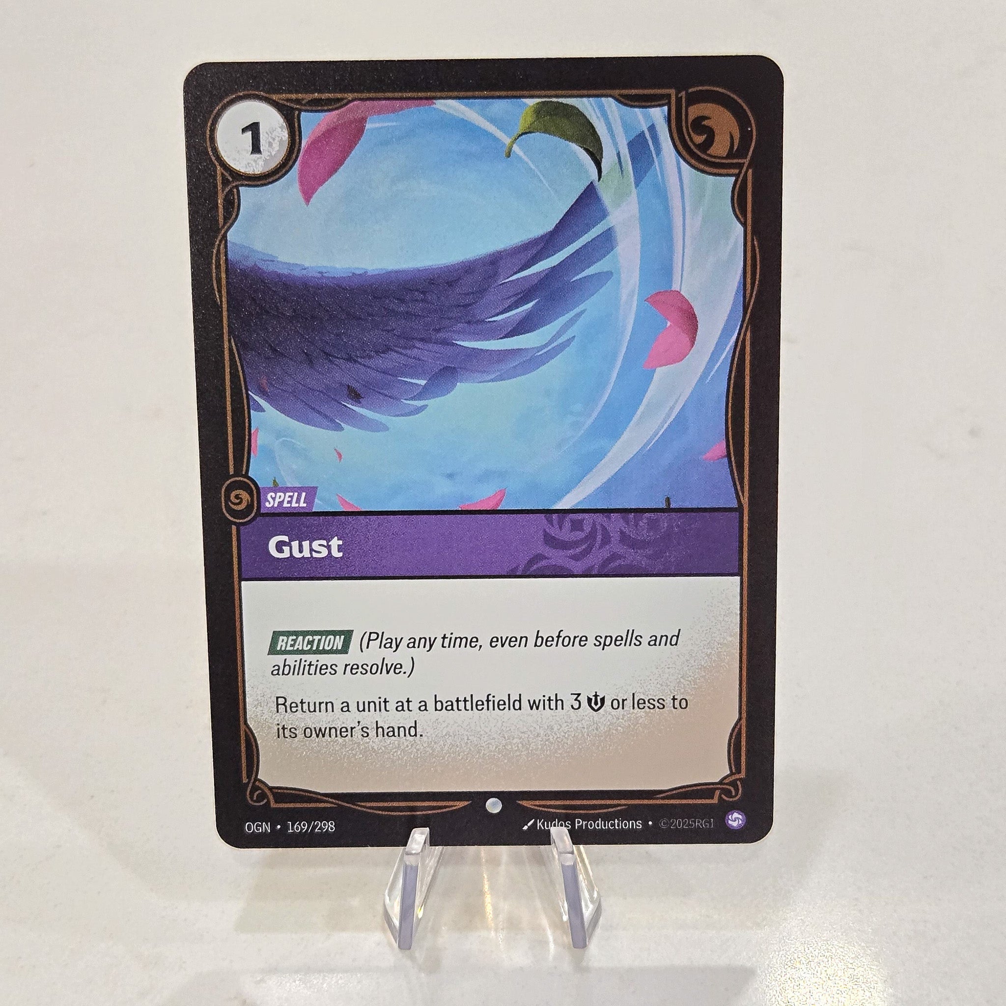 Riftbound TCG - Gust (Foil, Common) | Origins 169/298 – BaldnStinky
