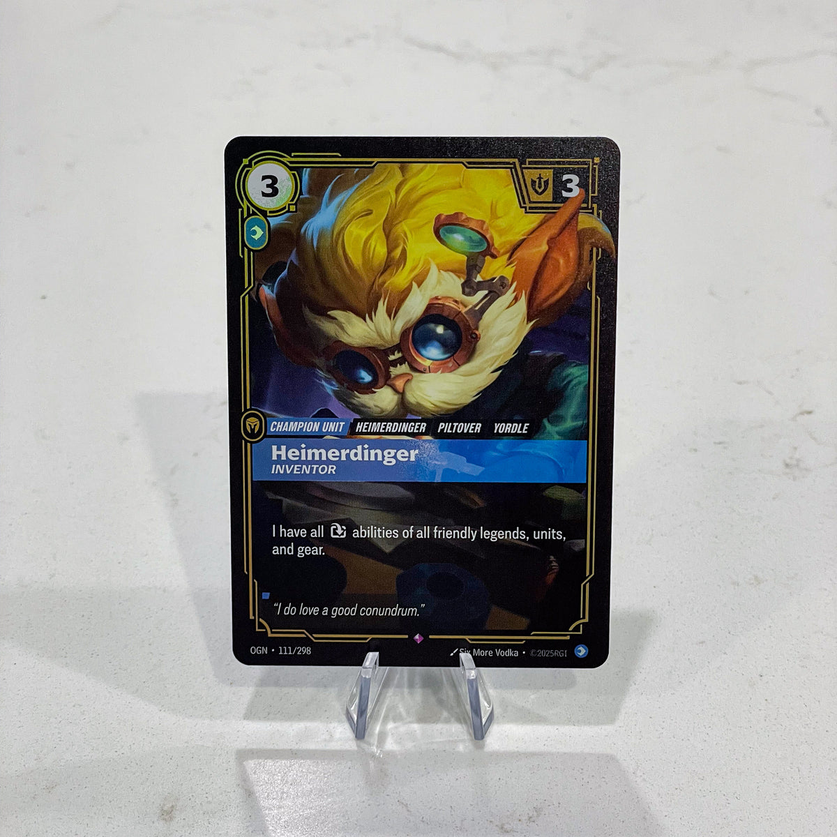 Heimerdinger Riftbound Card Riftbound TCG - Heimerdinger - Inventor (Foil, Rare) | Origins 111/298 ...