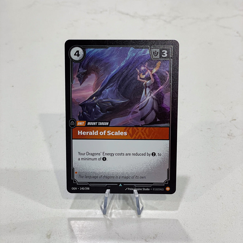 Riftbound TCG - Herald of Scales (Foil, Uncommon) | Origins 140/298