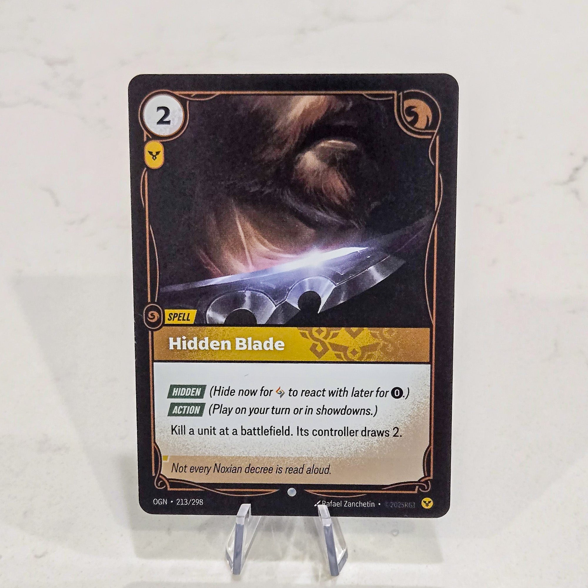 Riftbound TCG - Hidden Blade (Foil, Common) | Origins 213/298