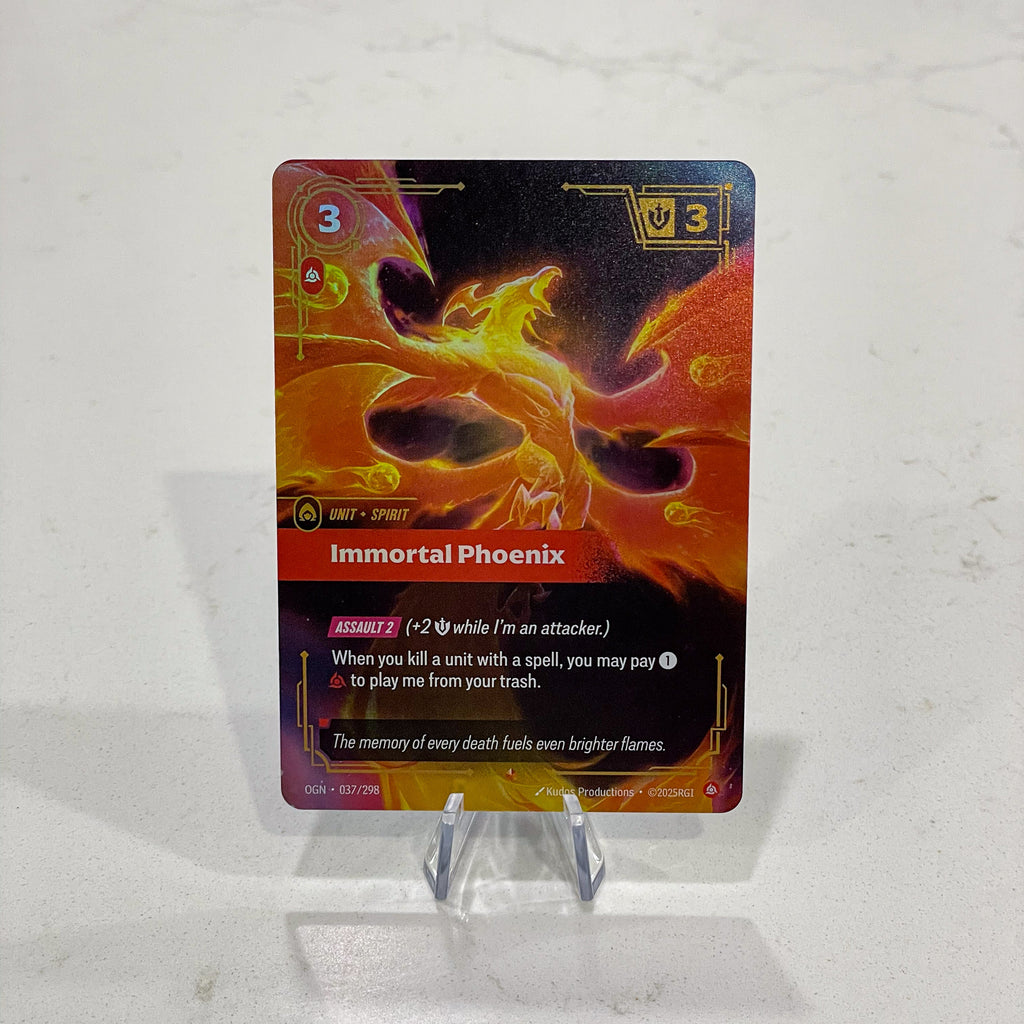 Riftbound TCG - Immortal Phoenix (Foil, Epic) | Origins 037/298