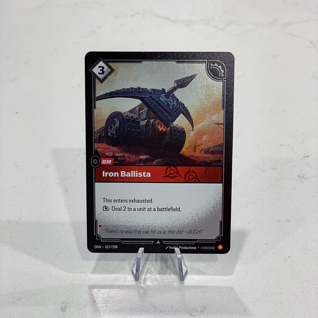 Riftbound TCG - Iron Ballista (Foil, Uncommon) | Origins 017/298