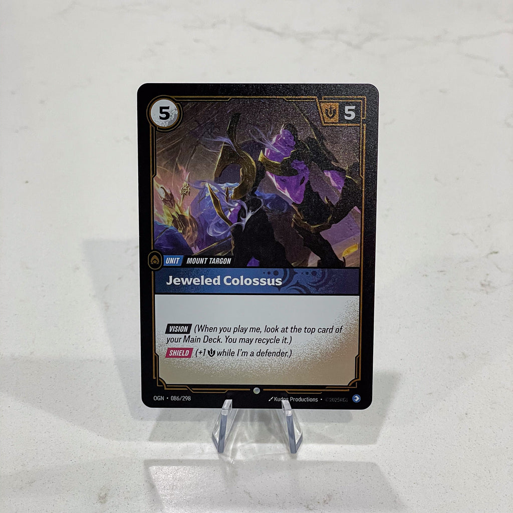 Riftbound TCG - Jeweled Colossus (Foil, Common) | Origins 086/298