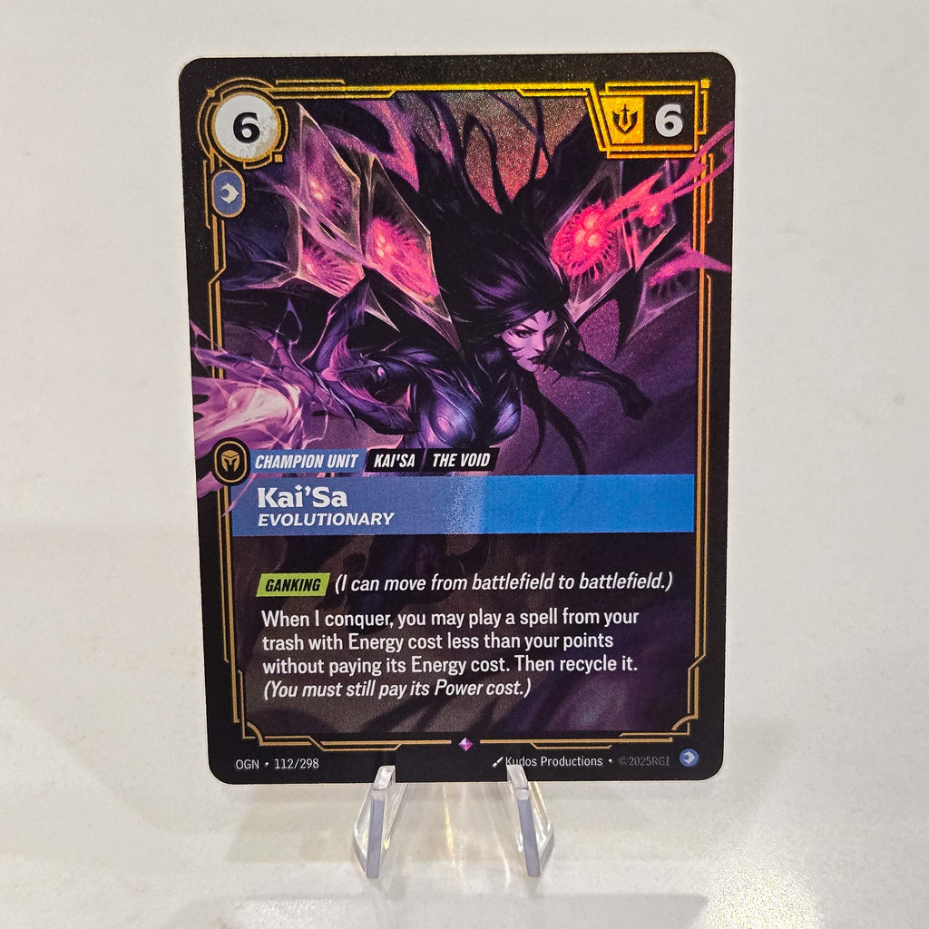 KaiSa Evolutionary Foil Rare Origins Card