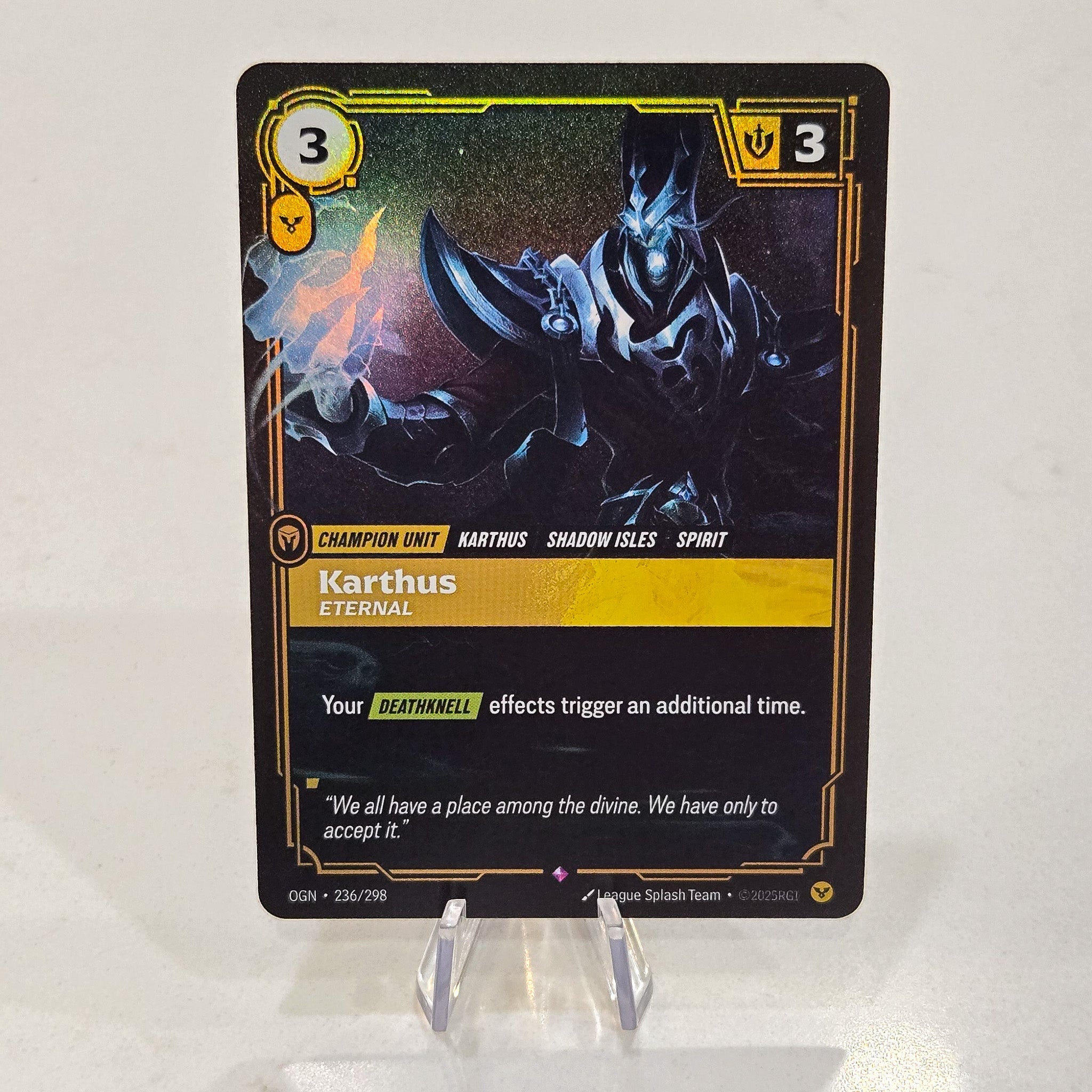 Karthus Eternal Foil Rare Origins Card