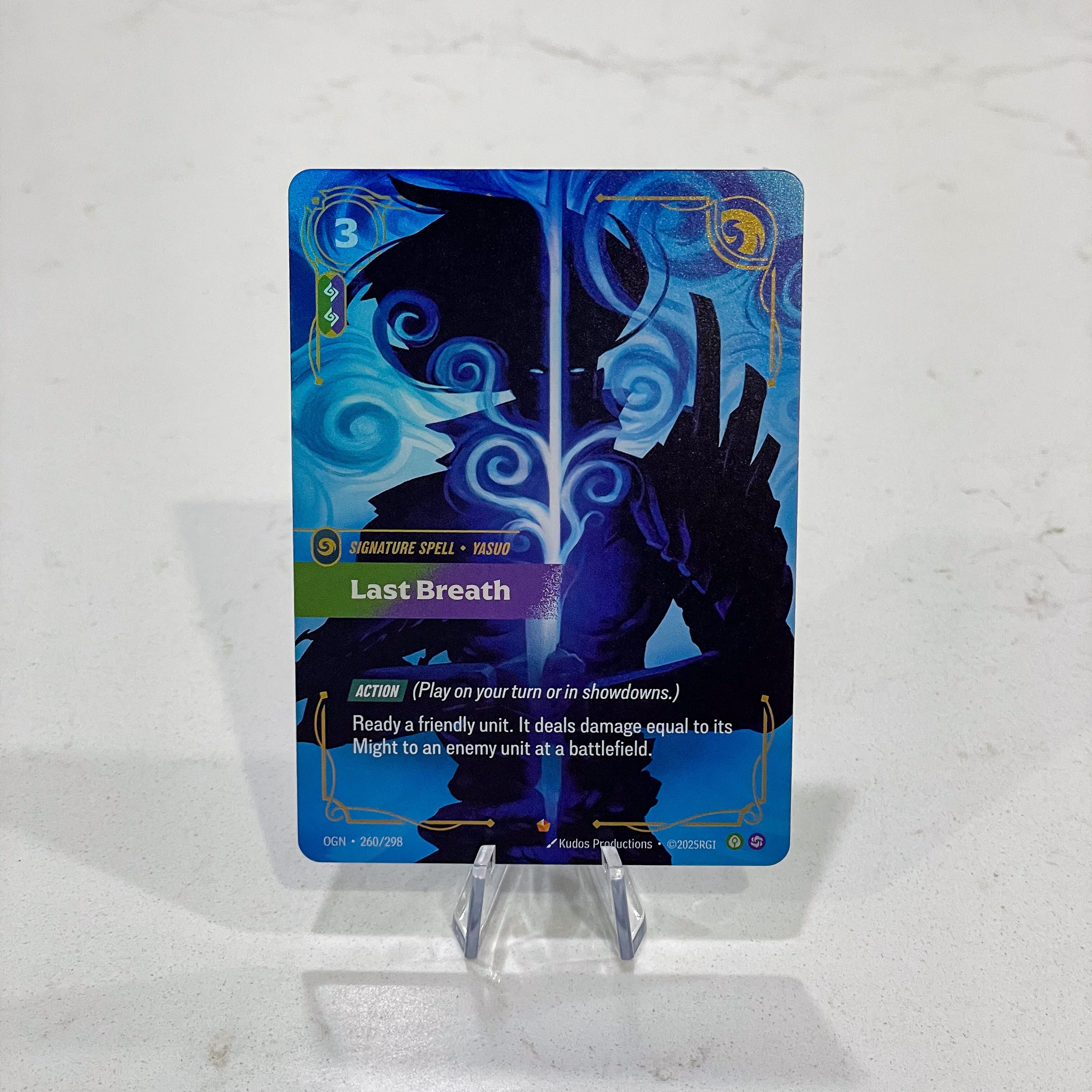 Riftbound TCG - Last Breath (Foil, Epic) | Origins 260/298