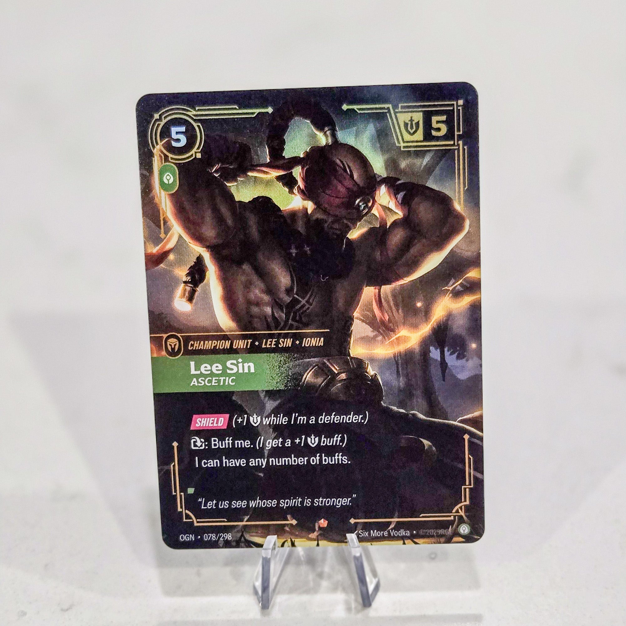 Riftbound TCG - Lee Sin - Ascetic (Foil, Epic) | Origins 078/298