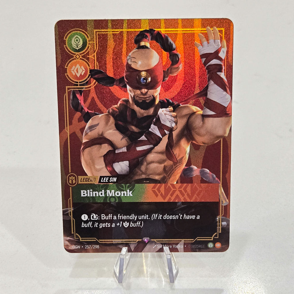 Lee Sin Blind Monk Foil Rare Origins Card