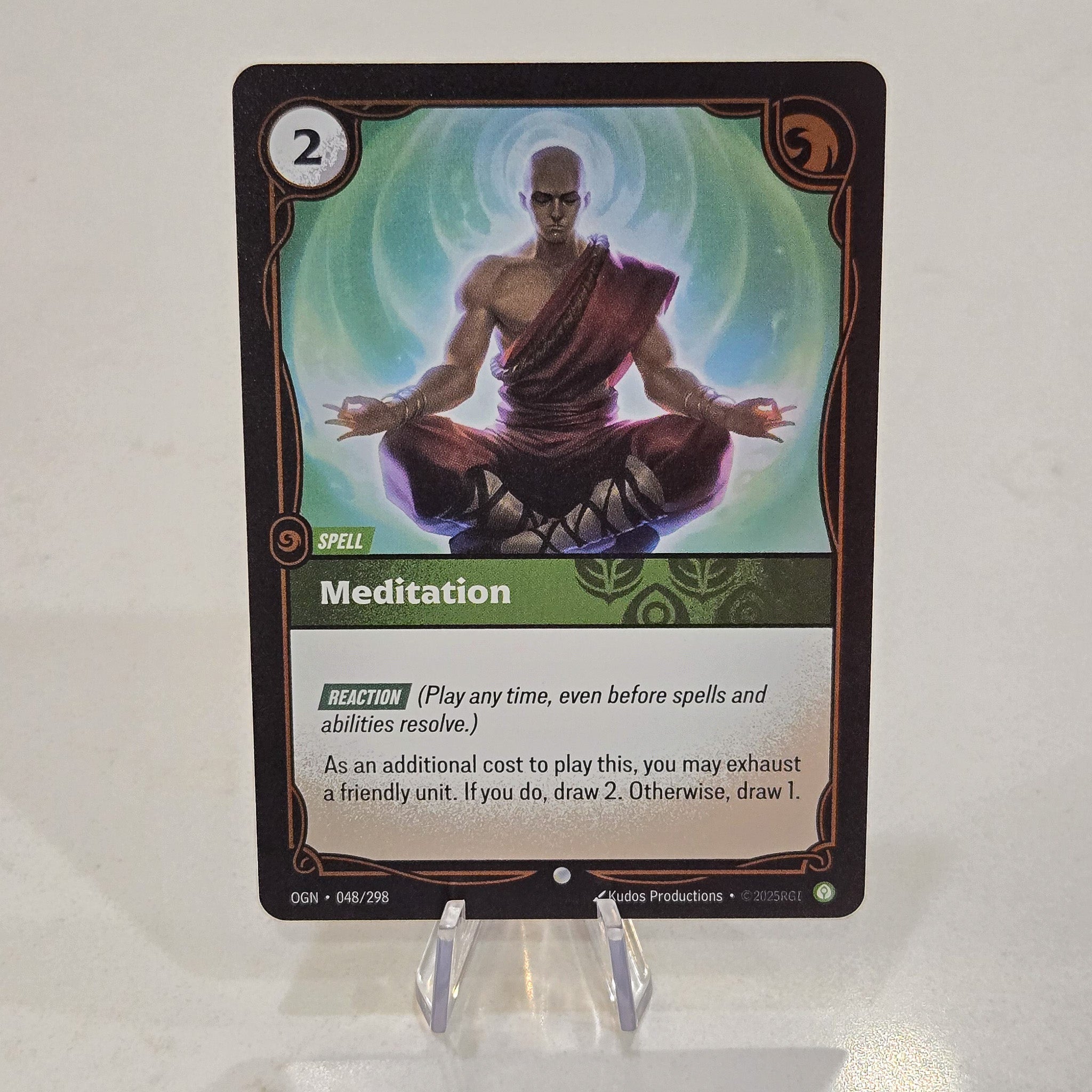 Meditation Foil Common Origins Card