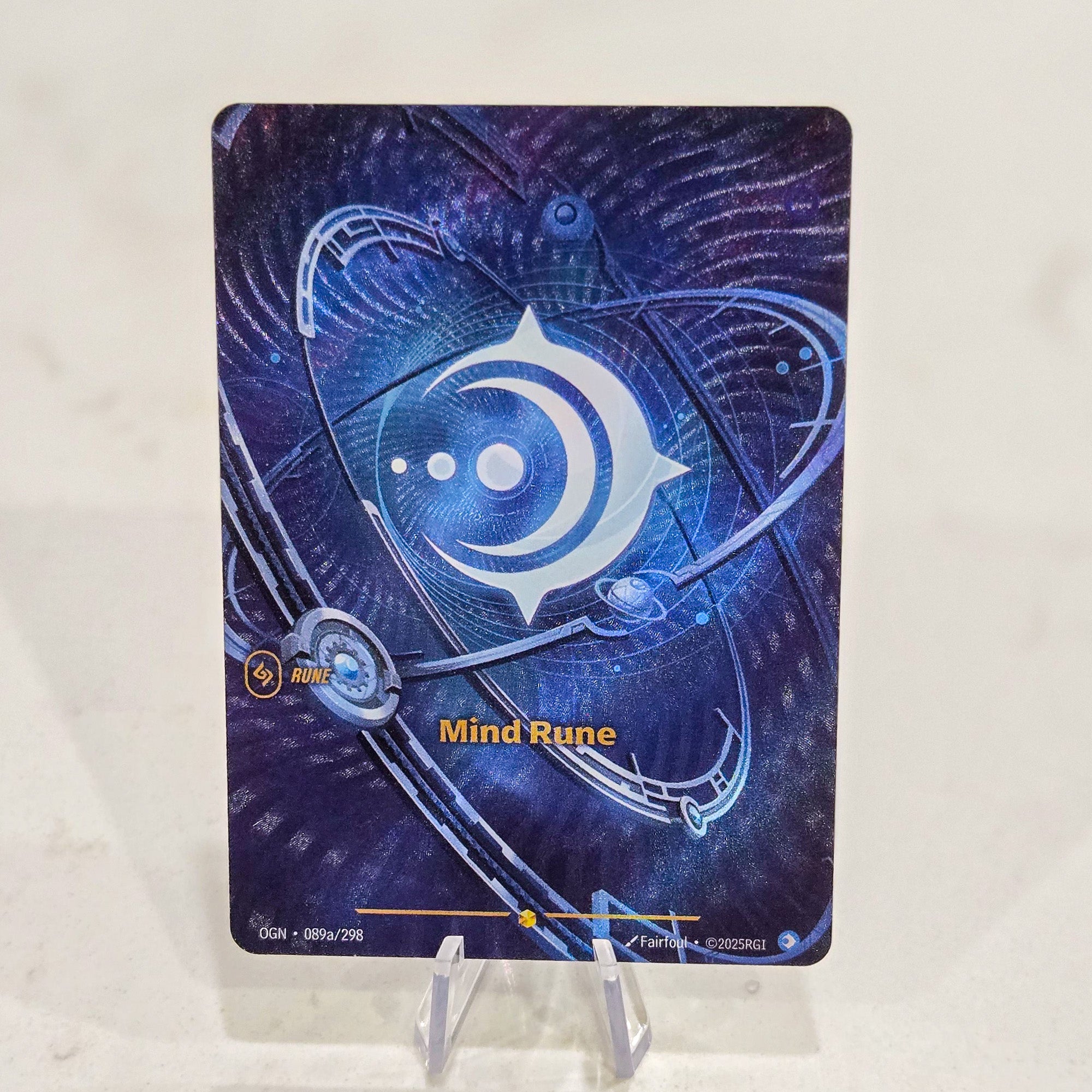 Riftbound TCG - Mind Rune (Alternate Art) (Foil, Showcase) | Origins 089a/298
