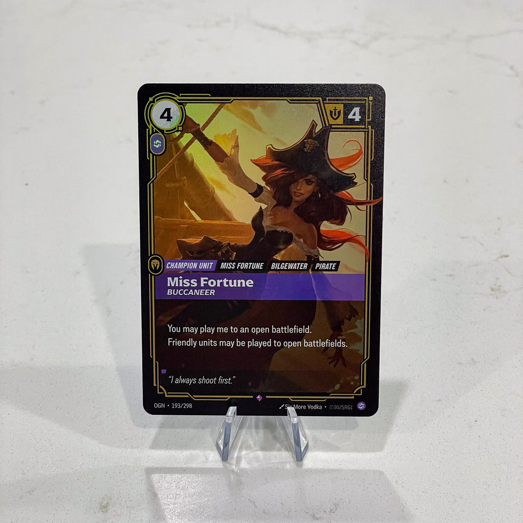 Riftbound TCG - Miss Fortune - Buccaneer (Foil, Rare) | Origins 193/298