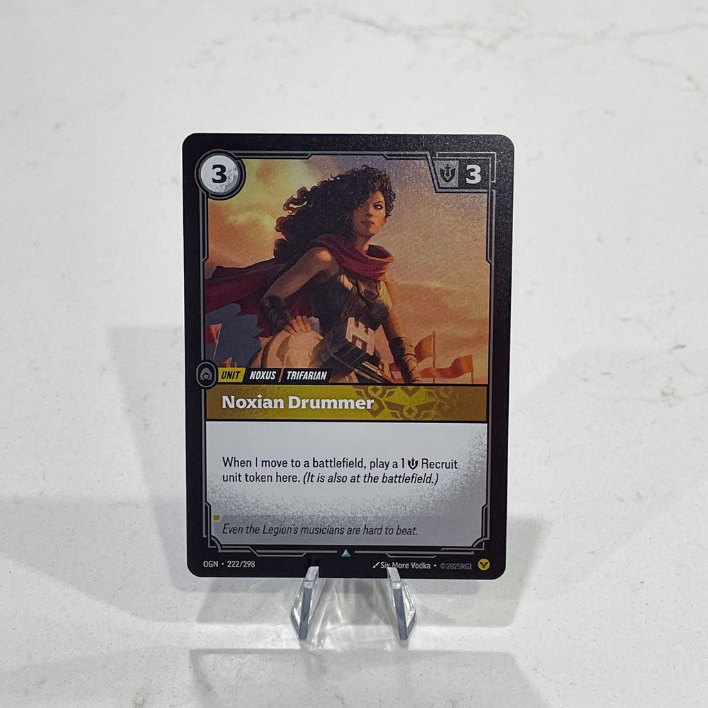 Riftbound TCG - Noxian Drummer (Foil, Uncommon) | Origins 222/298