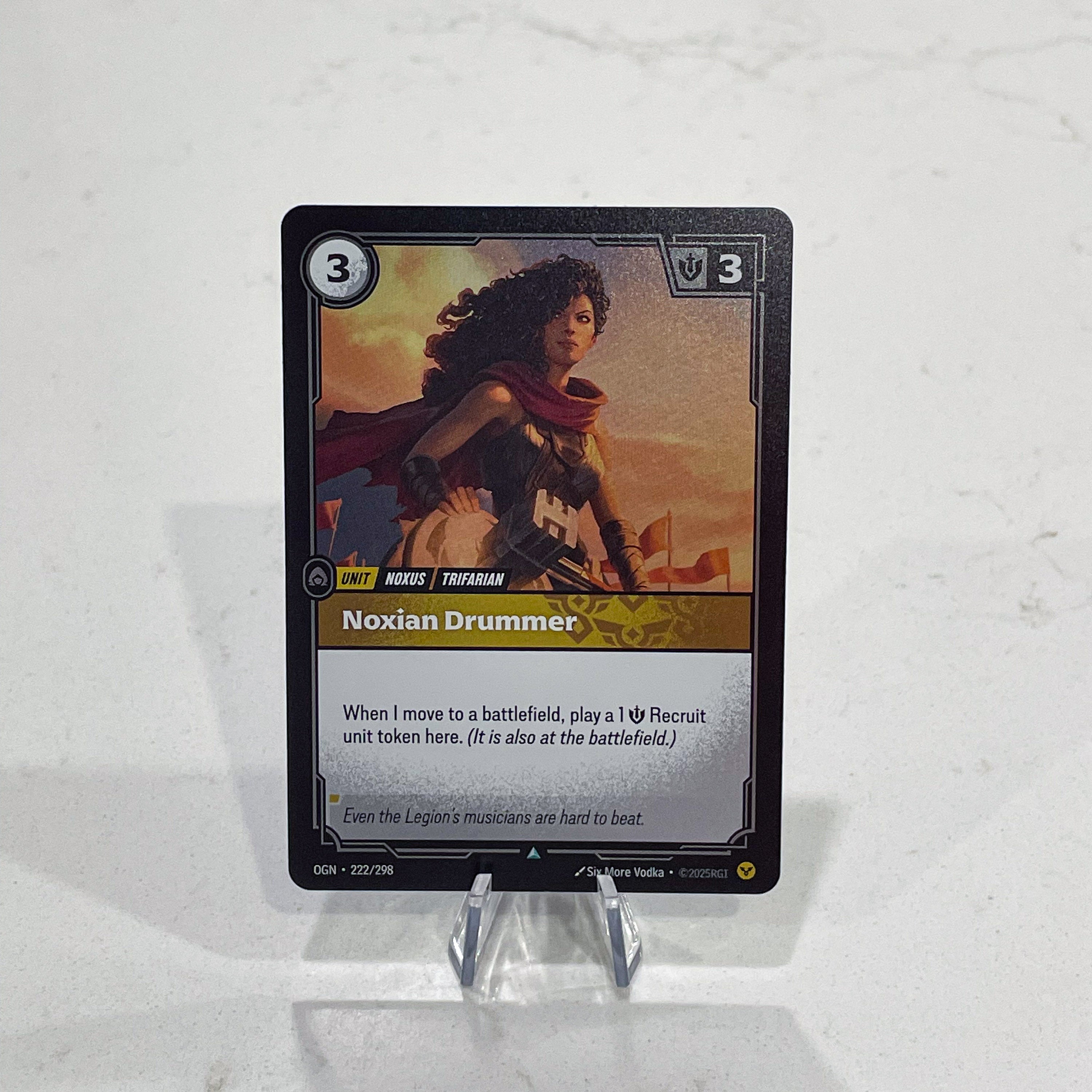 Riftbound TCG - Noxian Drummer (Foil, Uncommon) | Origins 222/298