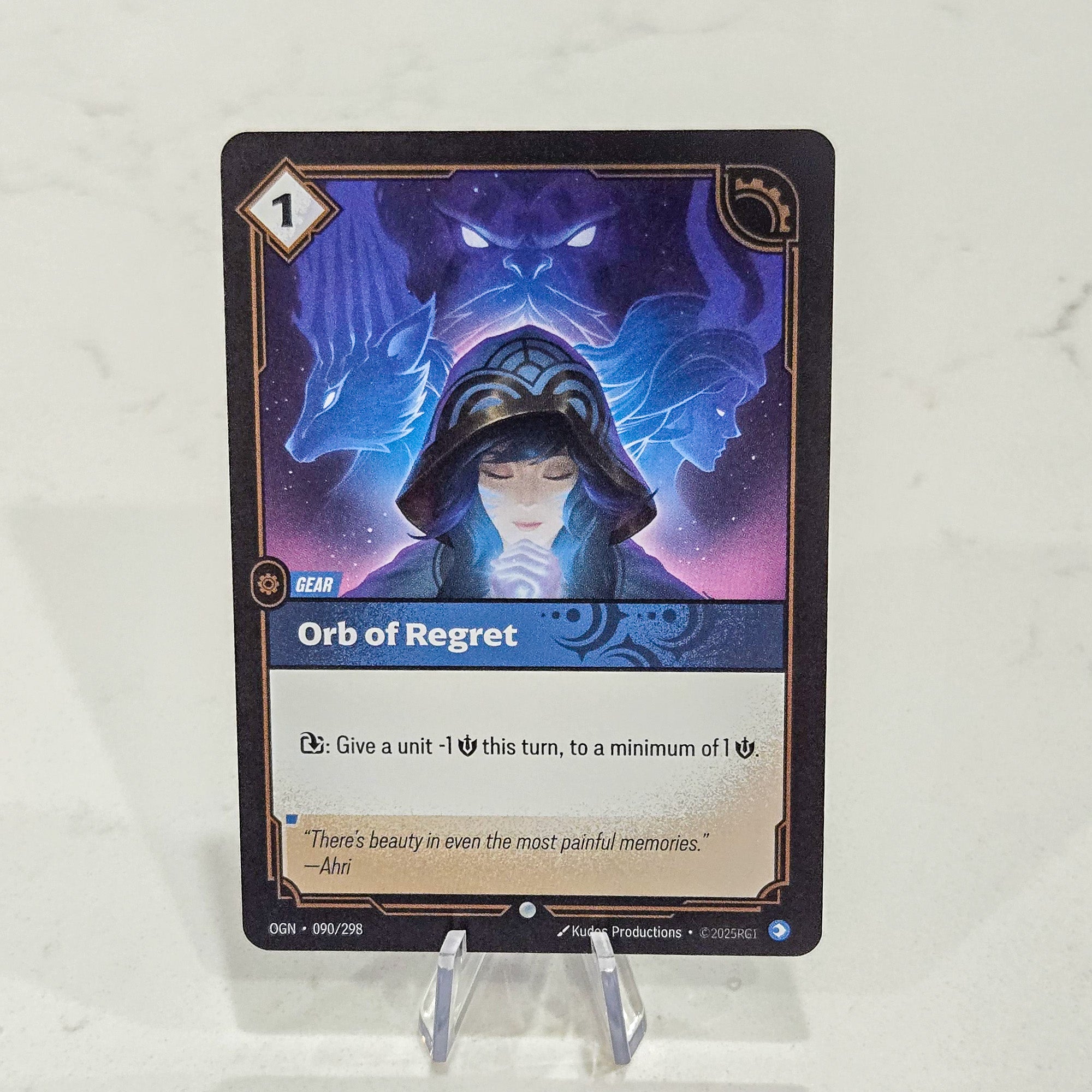Riftbound TCG - Orb of Regret (Foil, Common) | Origins 090/298