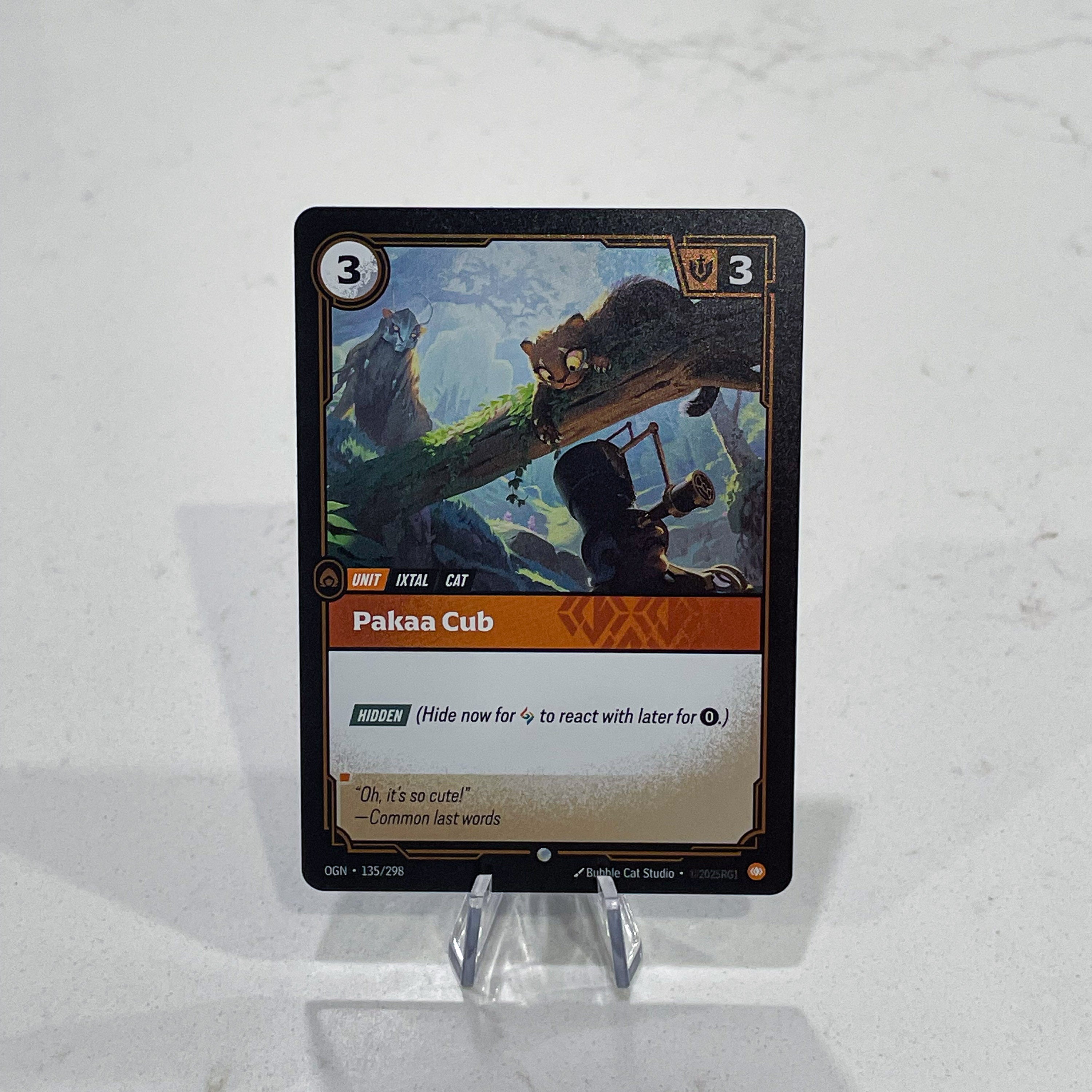 Riftbound TCG - Pakaa Cub (Foil, Common) | Origins 135/298 – BaldnStinky