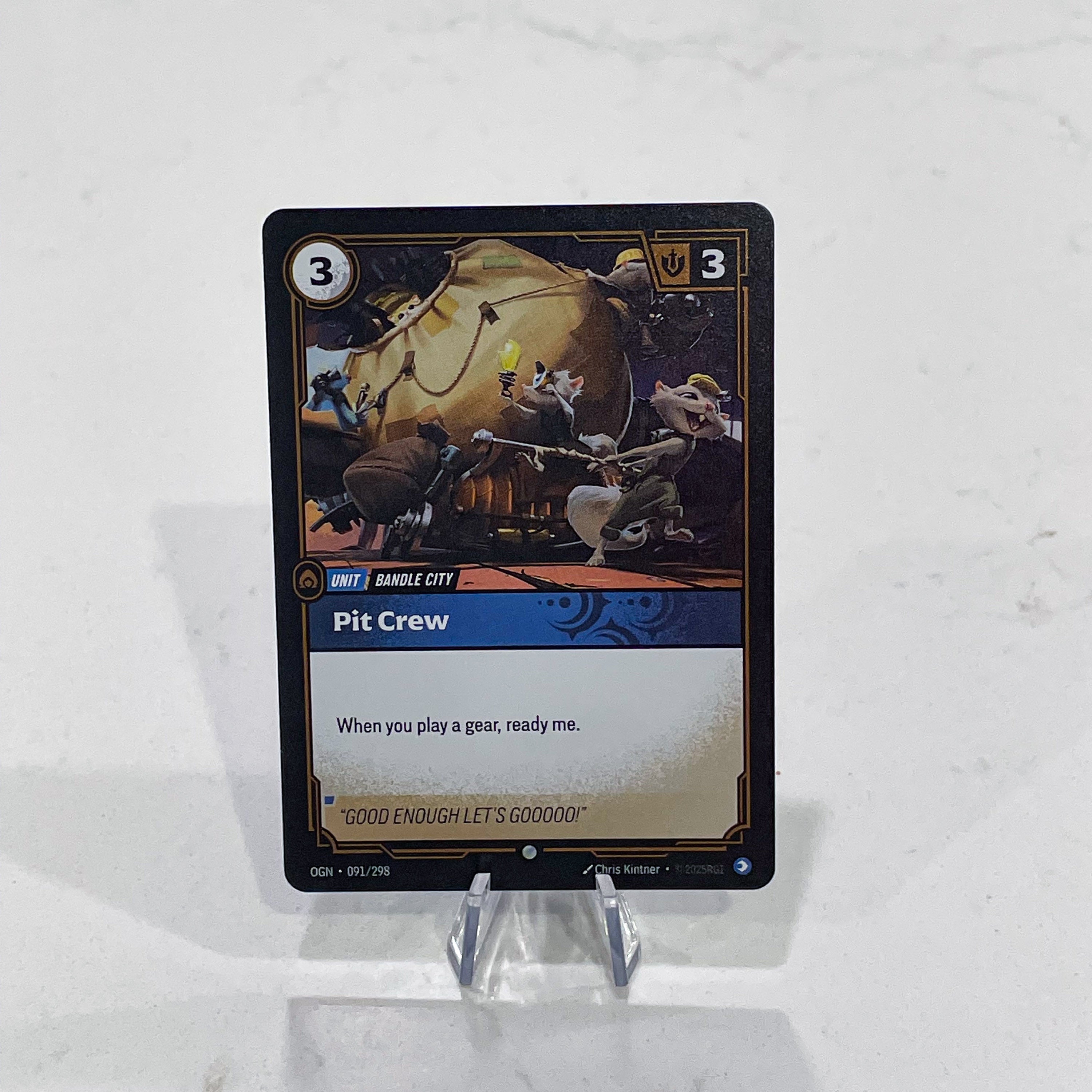 Riftbound TCG - Pit Crew (Foil, Common) | Origins 091/298